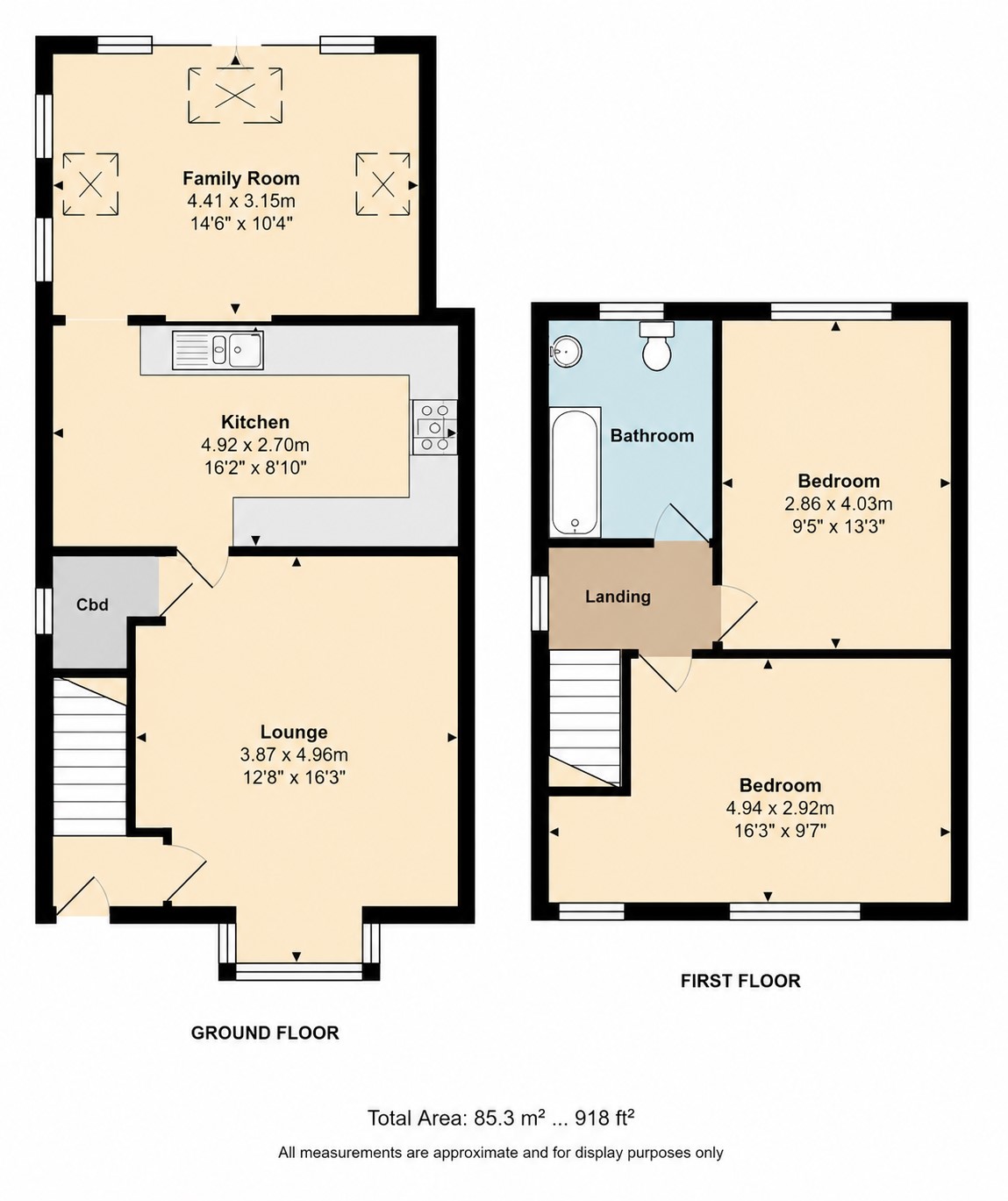 12, Heath Road, Walkford floorplan
