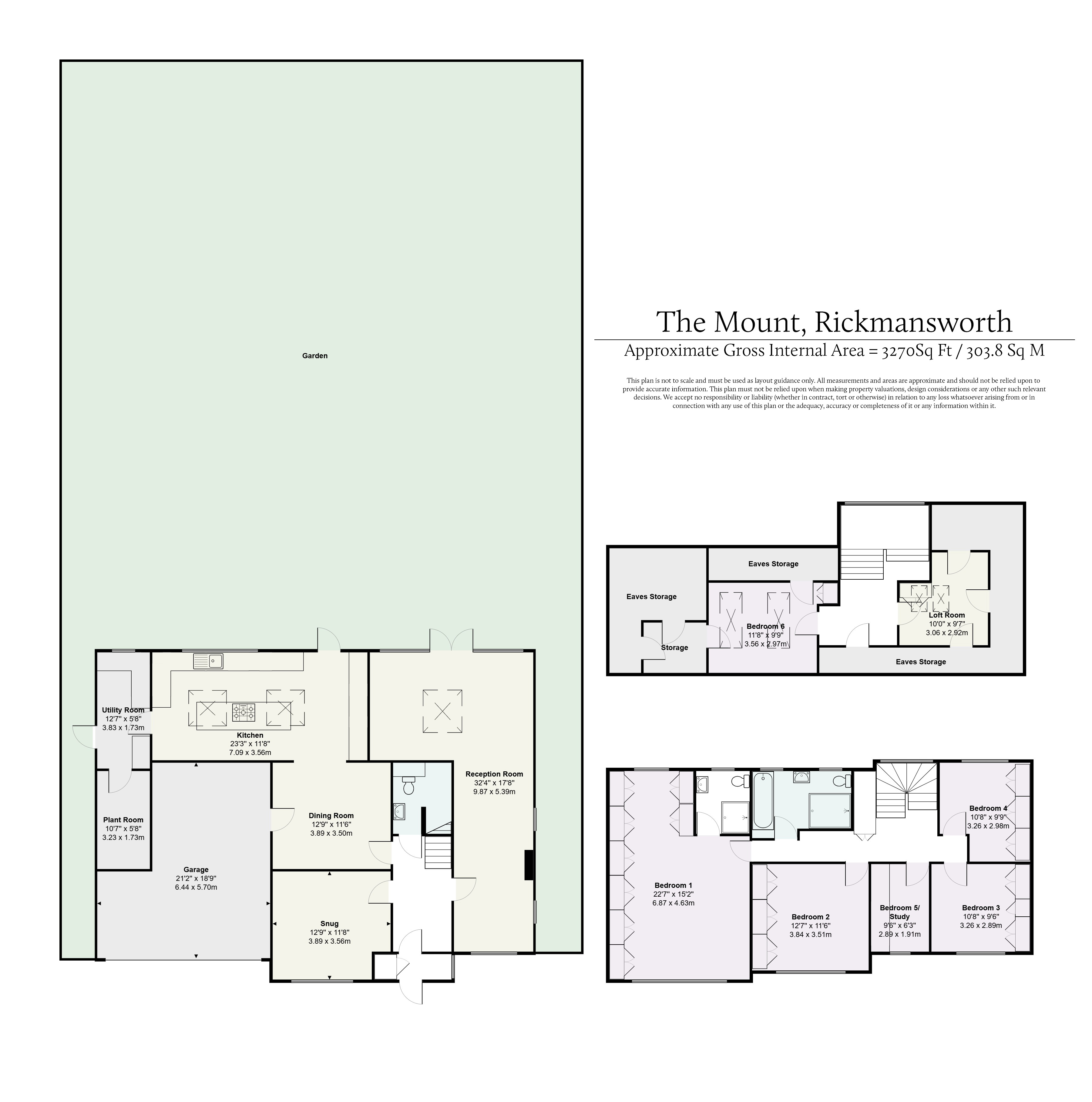 6, The Mount, Hertfordshire floorplan