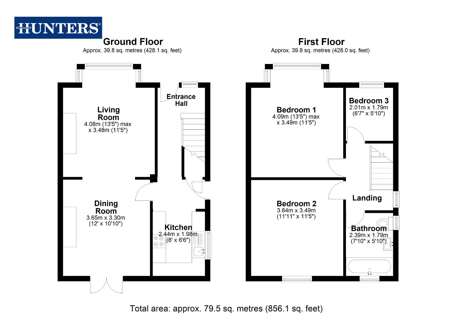 Woodlands Avenue, Castleford floorplan