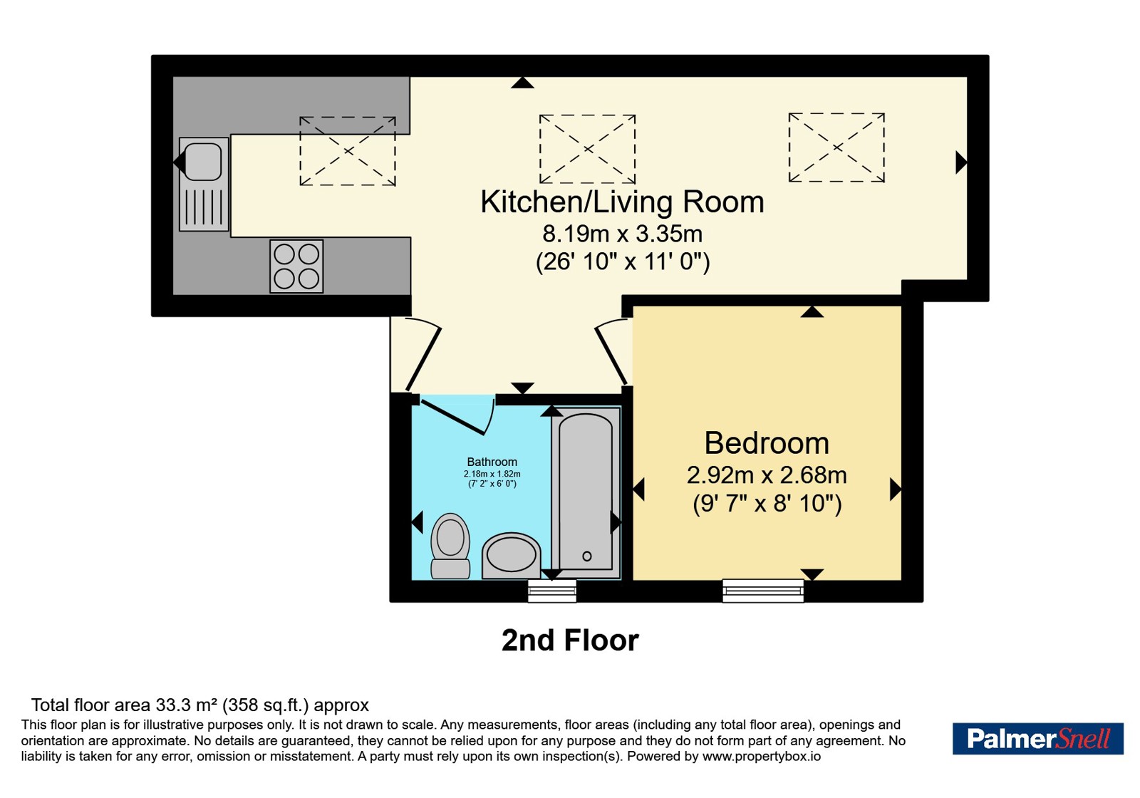 Flat 14 Madeira Court, 20, Madeira Road, Dorset floorplan