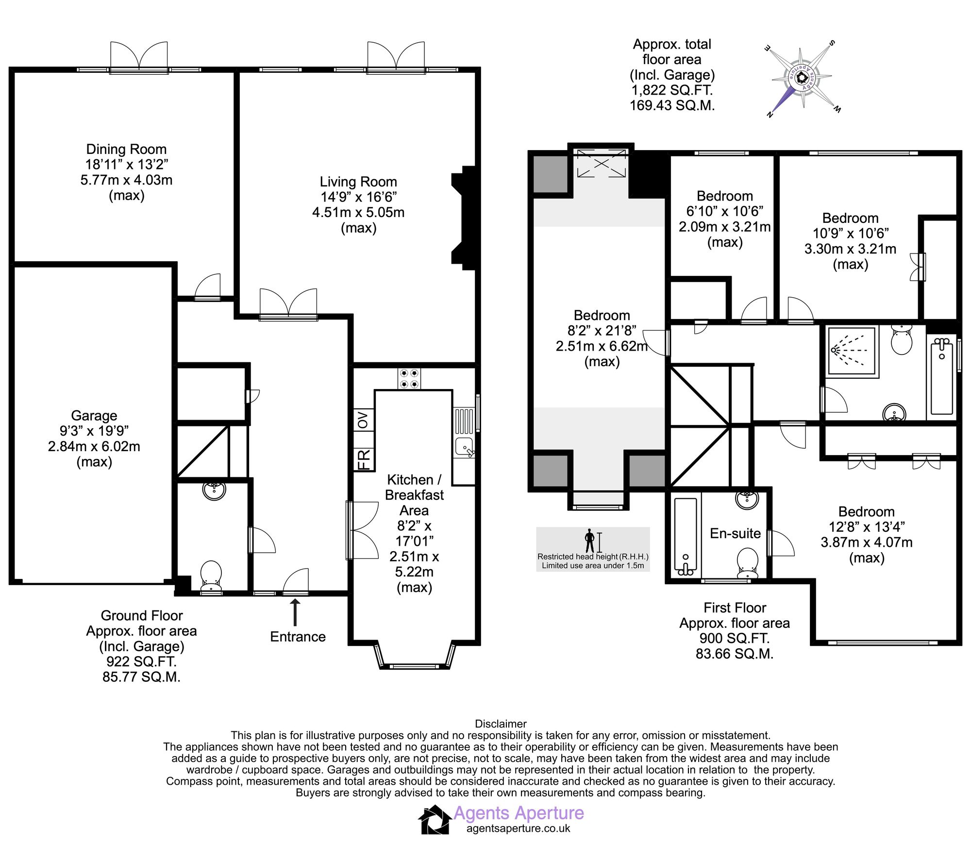 1 Wakehurst Close, Maidstone floorplan