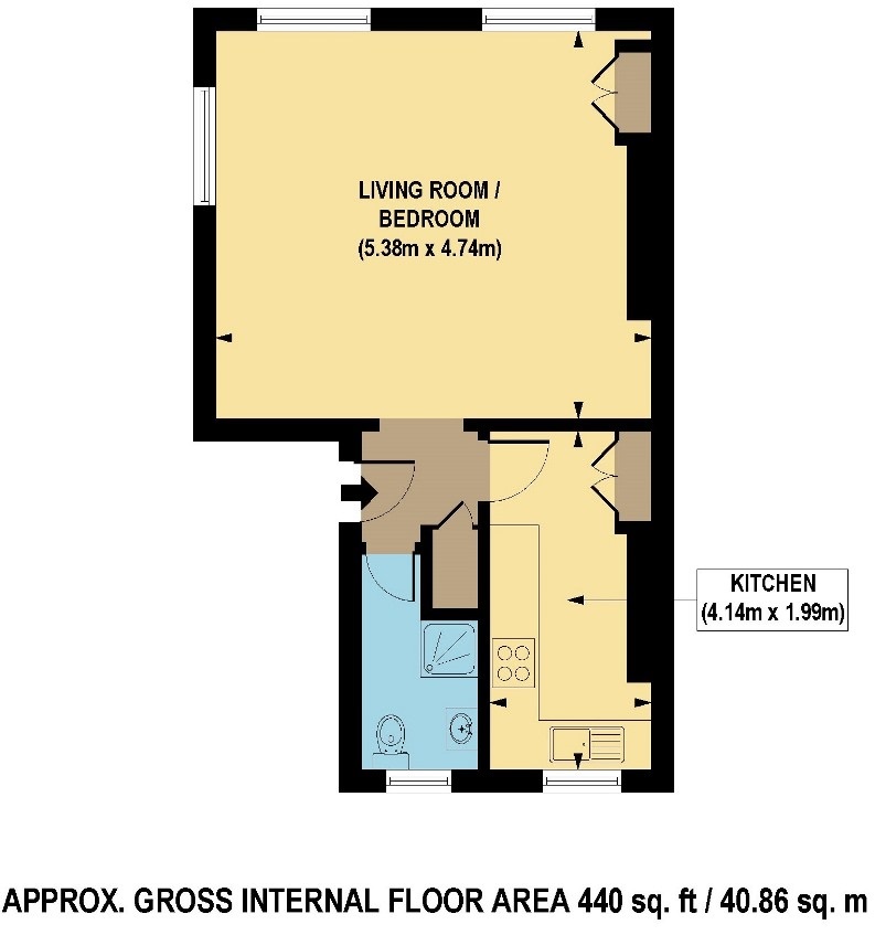 24, Mornington Crescent, London floorplan