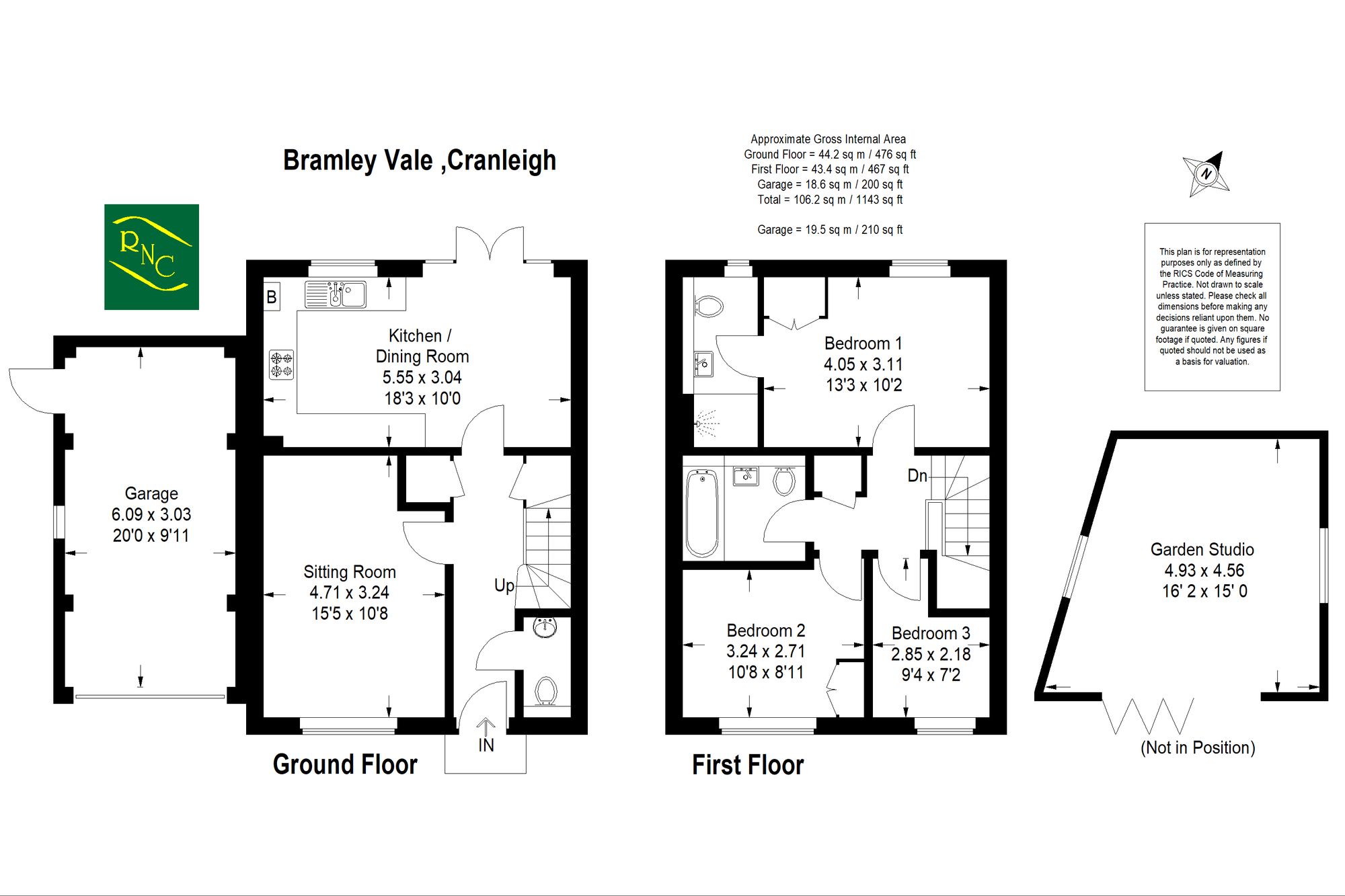 18 Bramley Vale, Cranleigh floorplan
