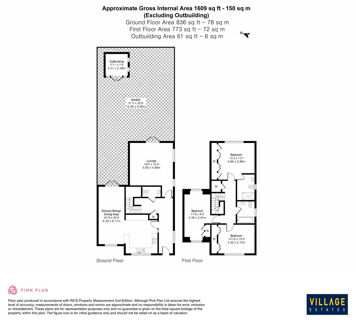 2, Watersplash Mews, Borehamwood floorplan