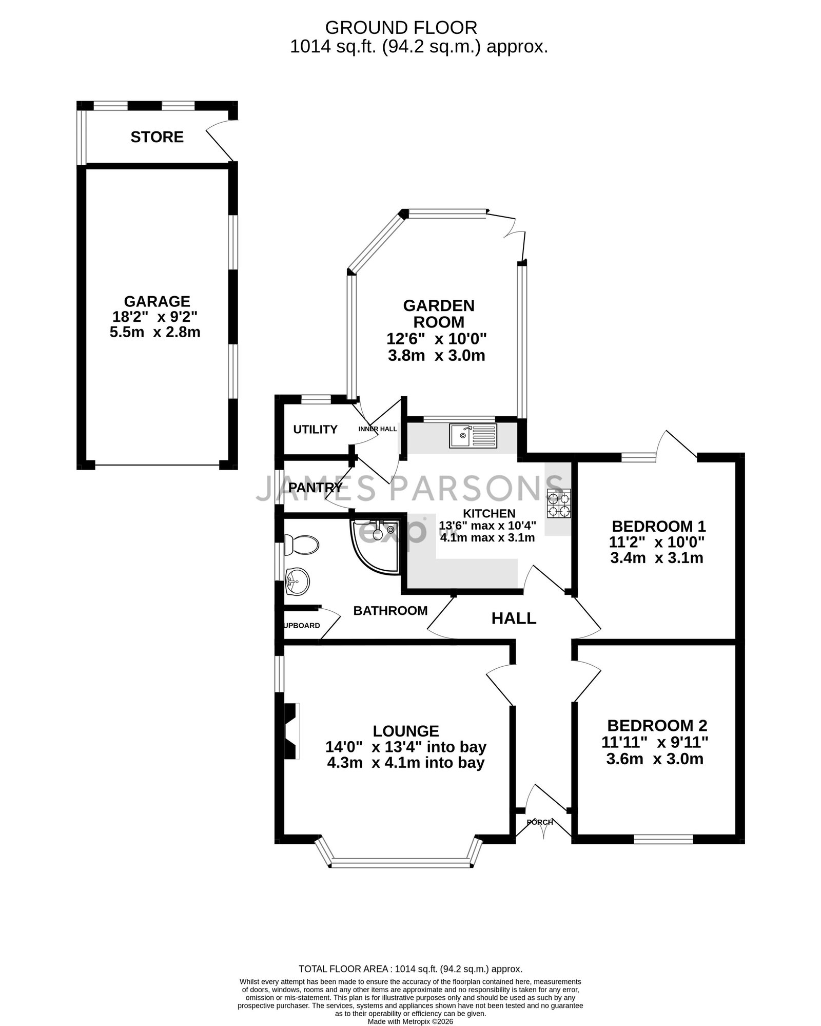 60, Conway Road, Stoke-on-trent floorplan