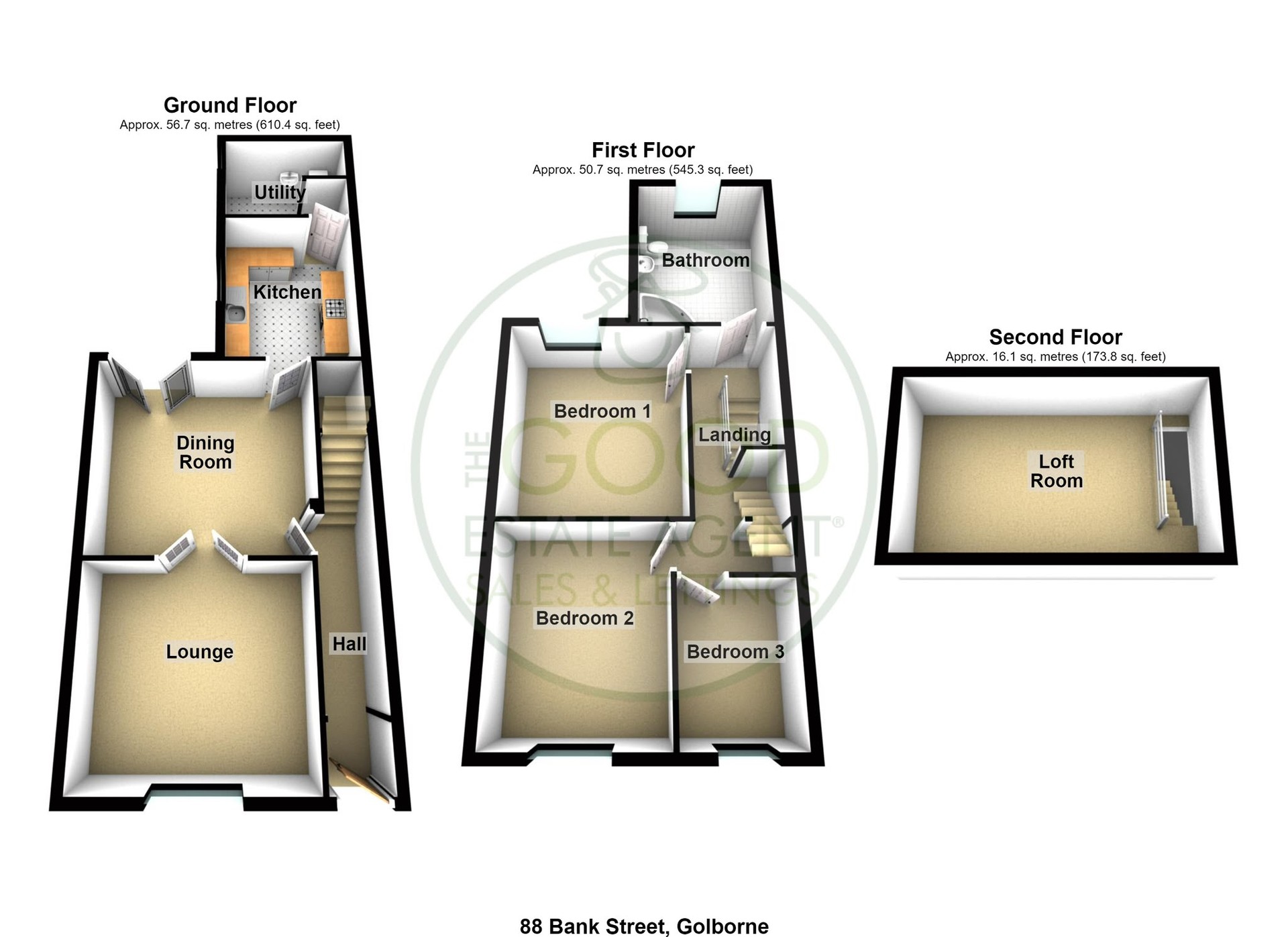 88, Bank Street, Warrington floorplan