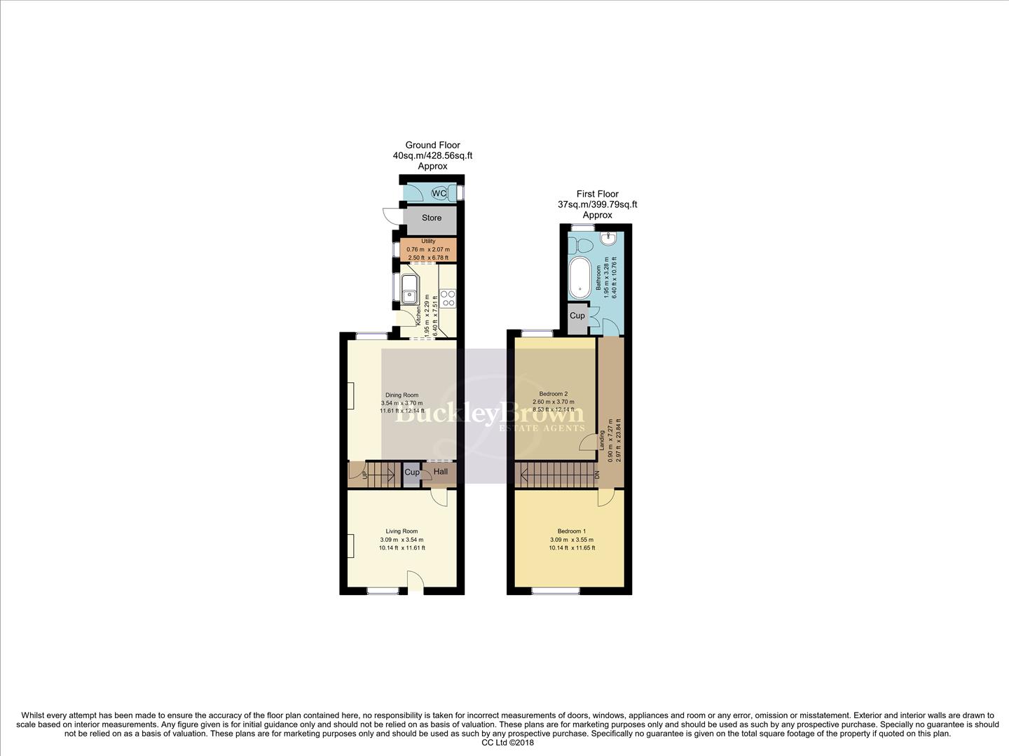 134, Moor Street, Mansfield floorplan