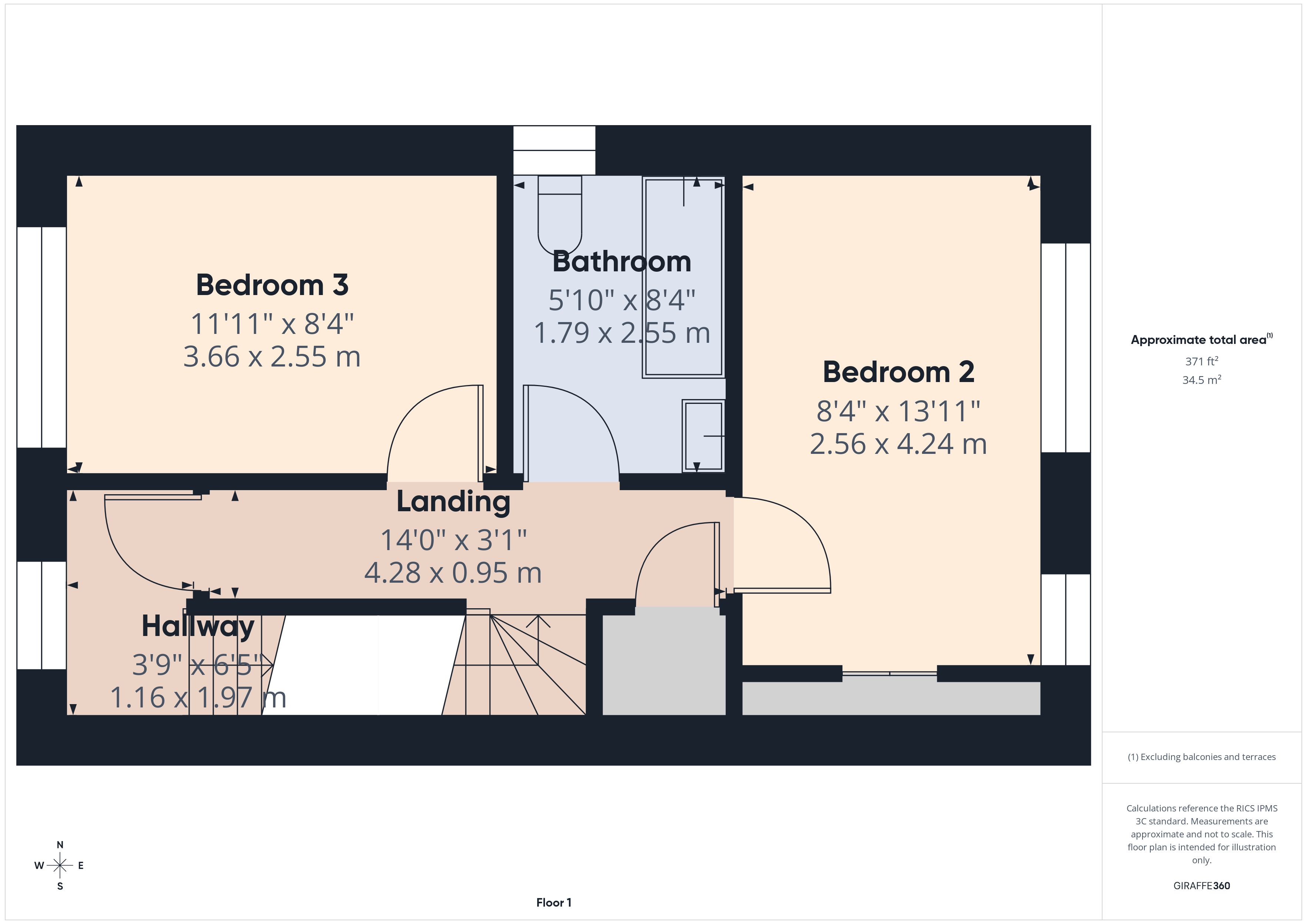 4, Belle Vue Close, Devon floorplan