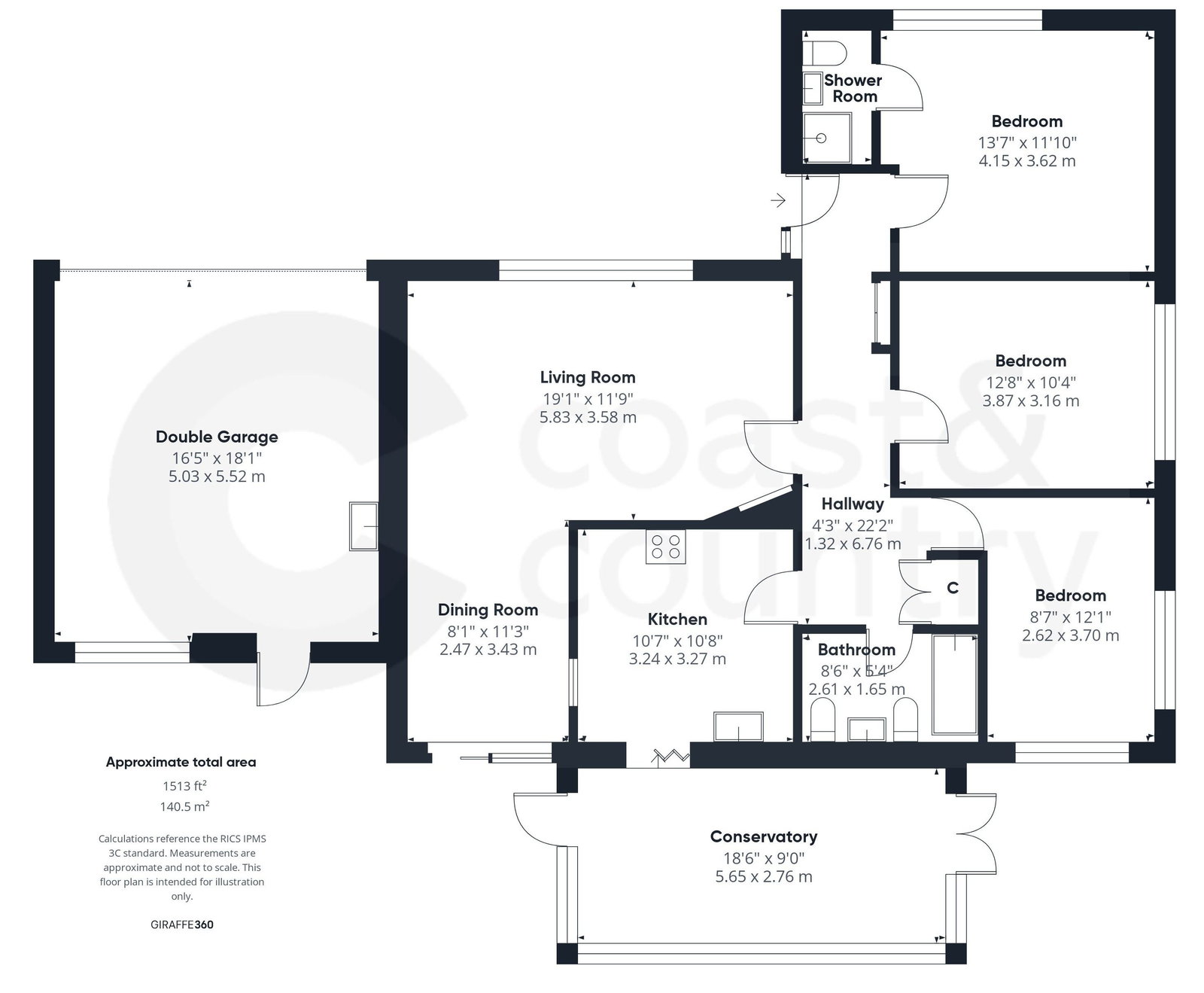 8, Down View Road, Newton Abbot floorplan