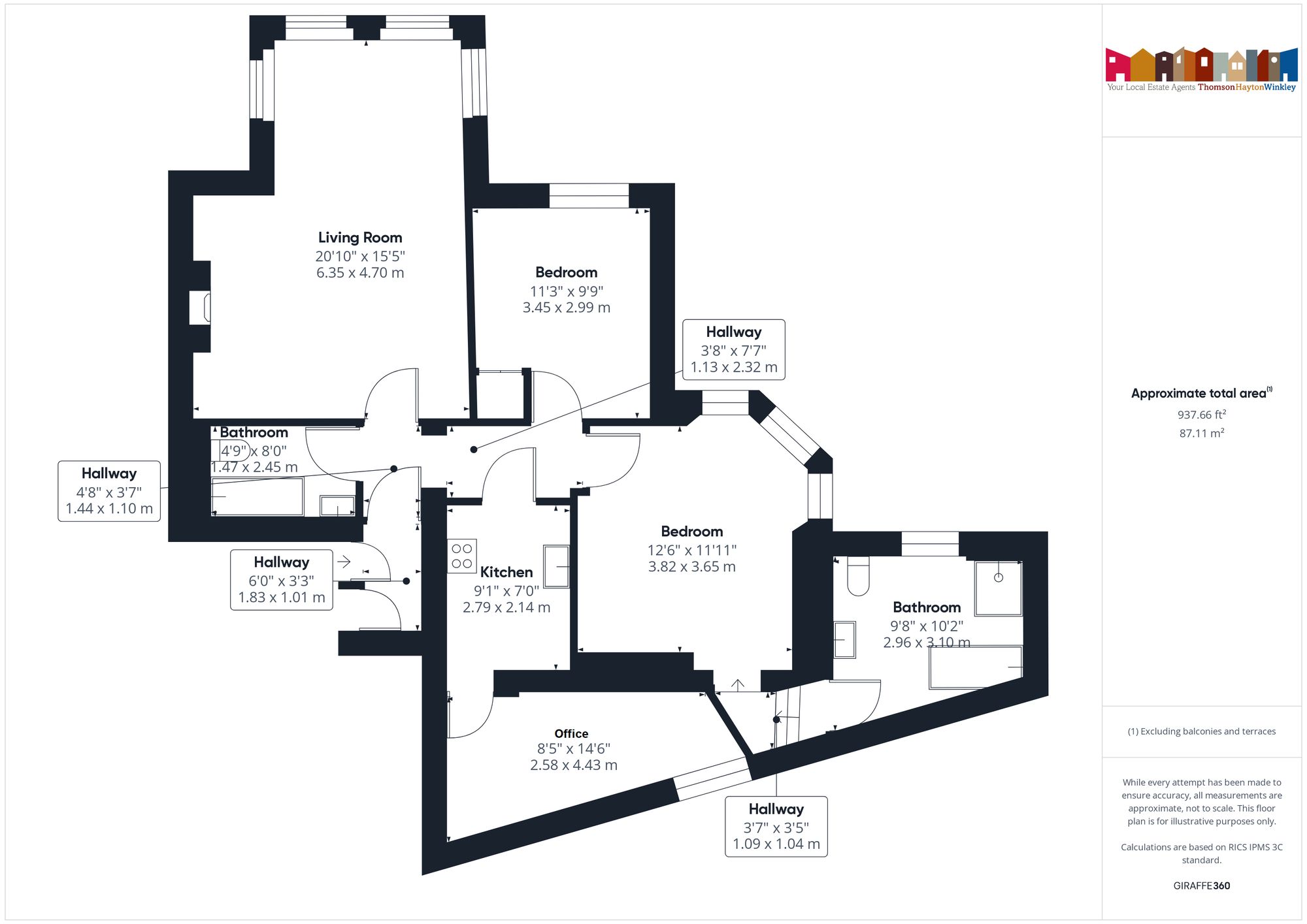 Flat 5, The Regent Main Street, Grange-Over-Sands floorplan