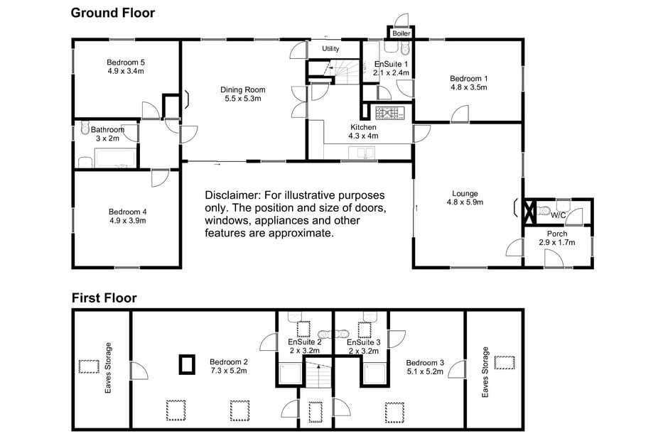 Yollands, Pwllheli floorplan