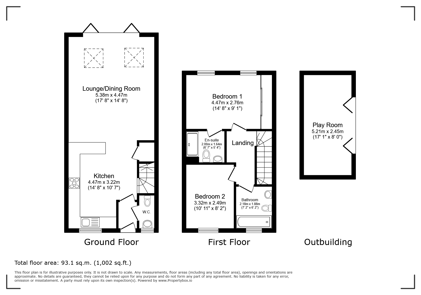 47, Palmer Crescent, Warwick floorplan