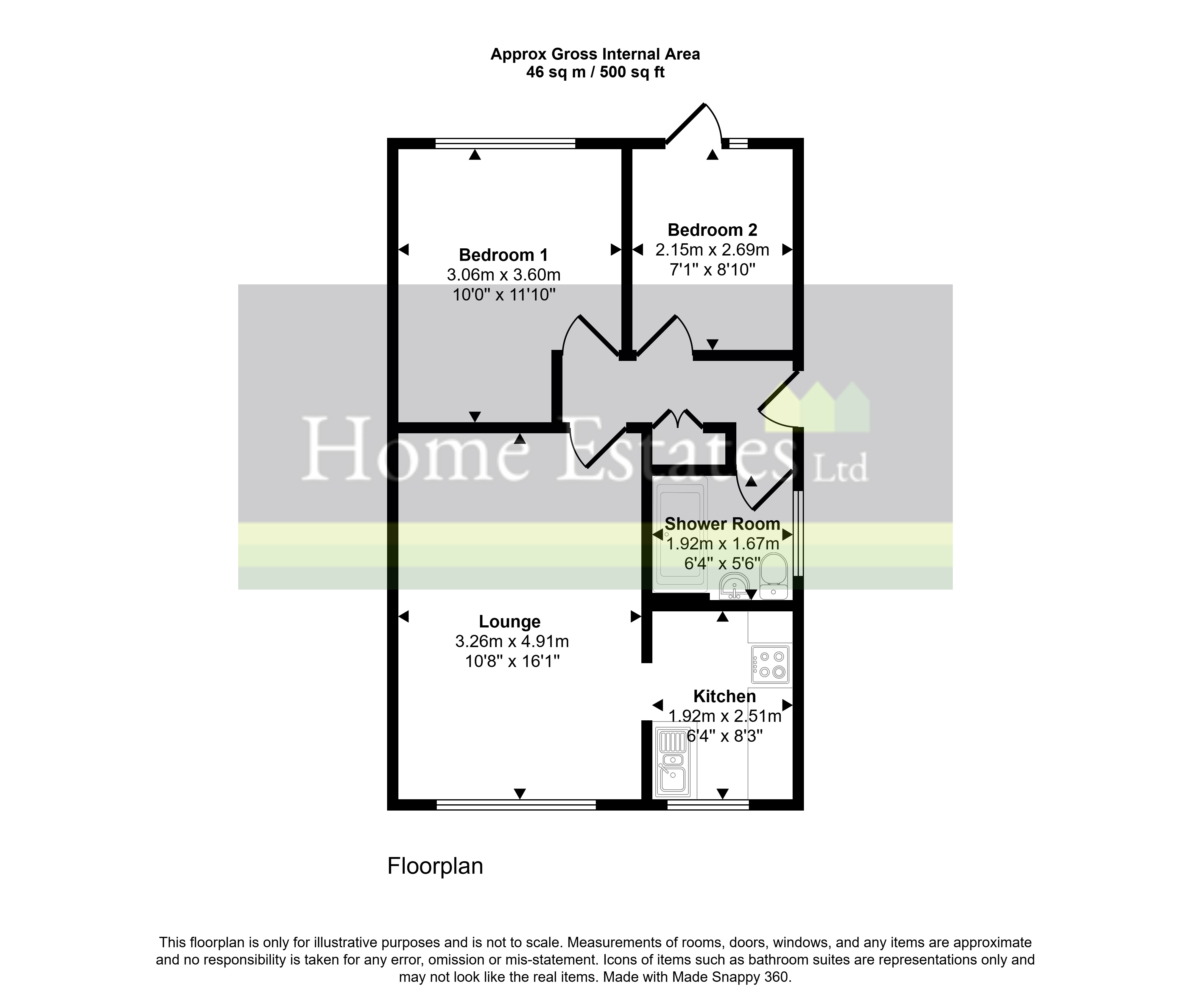 Evergreen Drive, Hull floorplan