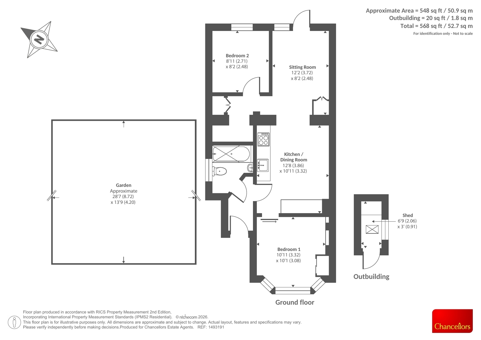 73a, Collinwood Road, Oxford floorplan