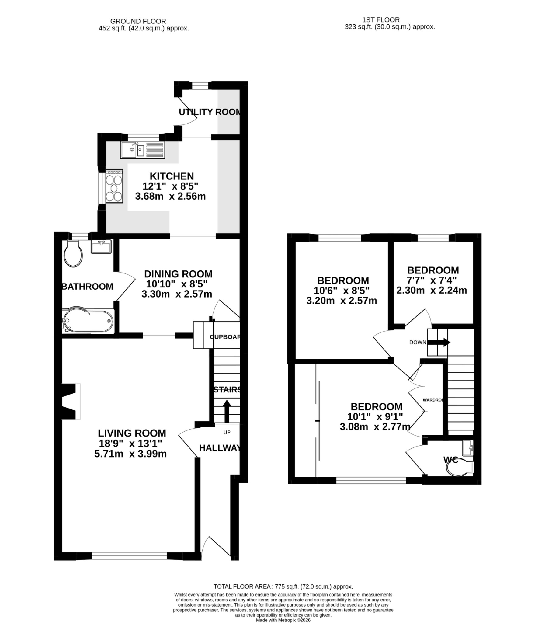 65 Bradenham Road, West Wycombe, Buckinghamshire floorplan