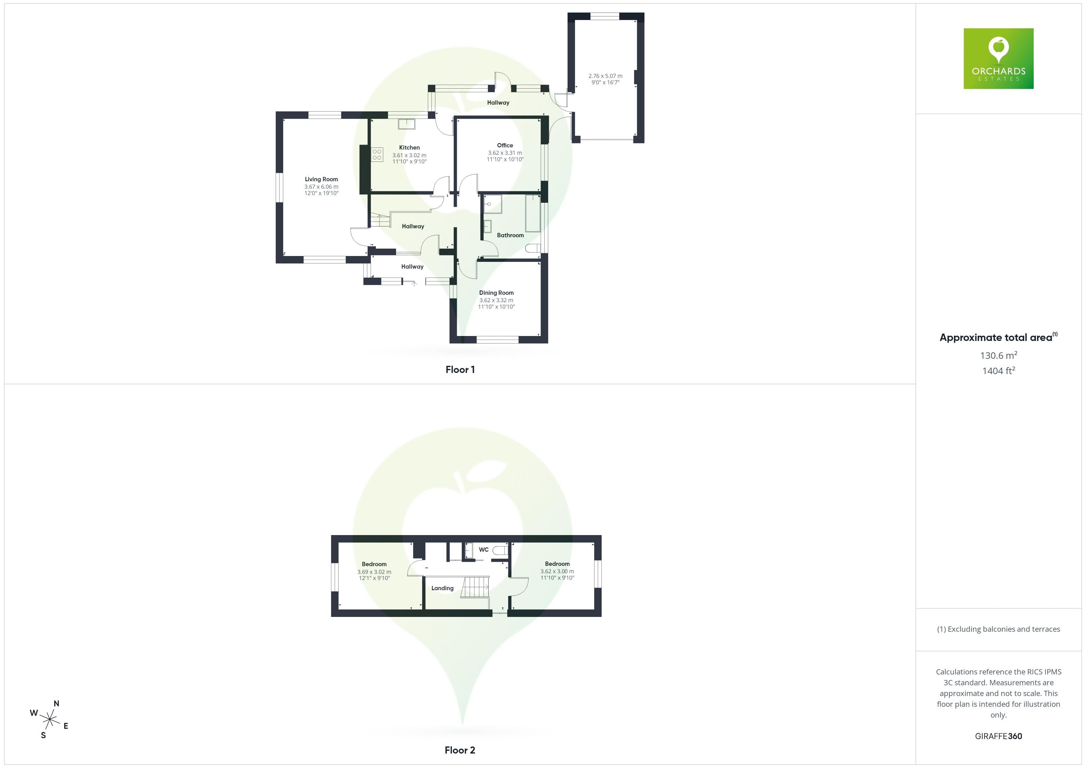 Woodway, Park Lane, Crewkerne floorplan