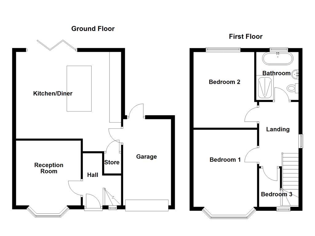 23, Alma Avenue, Foulridge floorplan