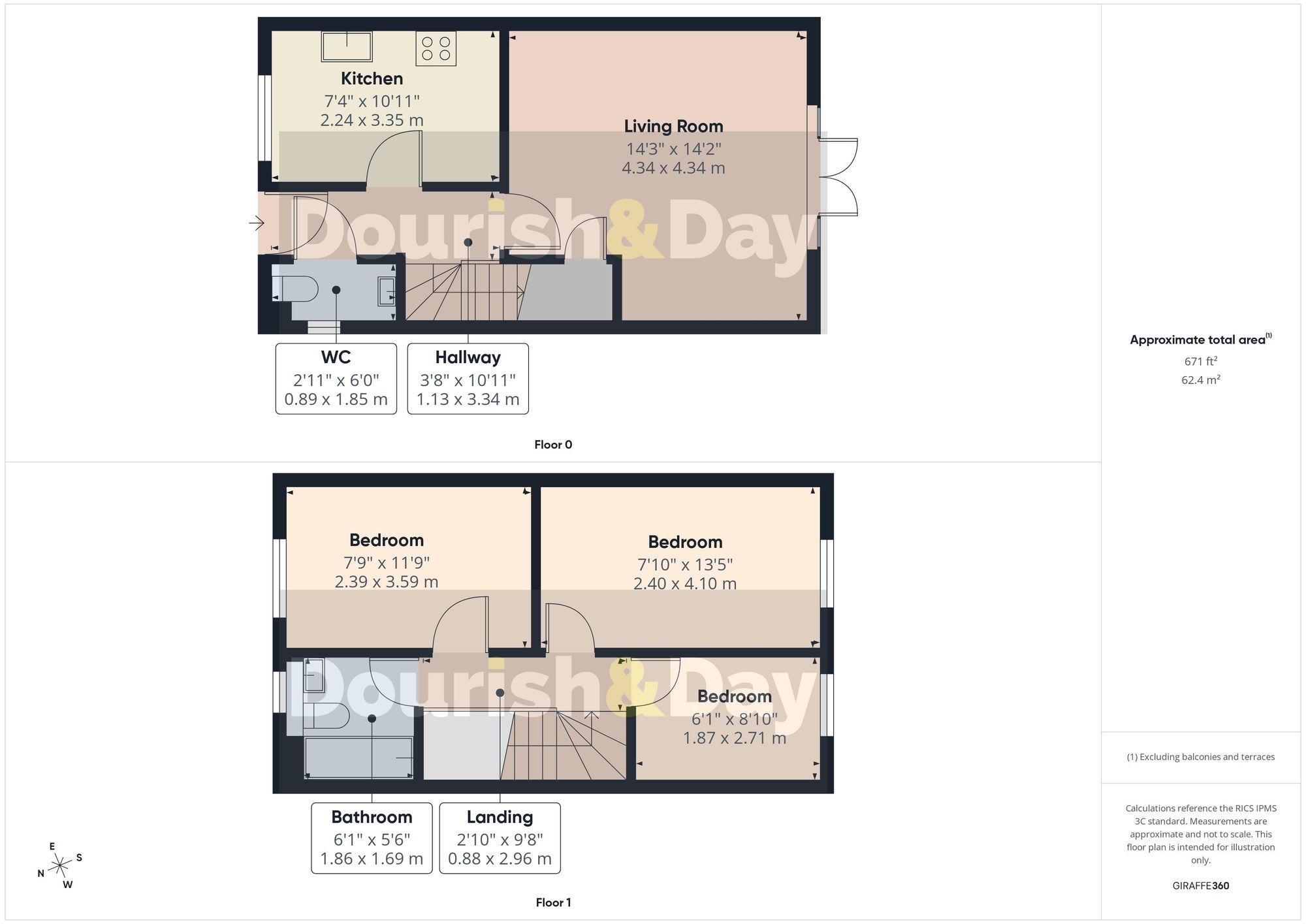 24 Harrow Place, Stafford floorplan