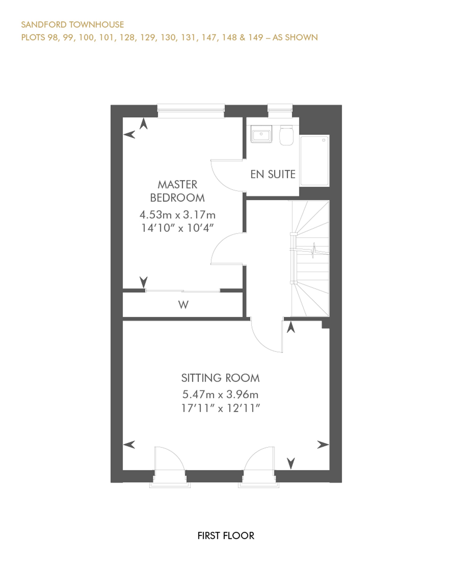 "Sandford" at Godstow Road, Wolvercote, Oxford OX2, 3 bedroom end