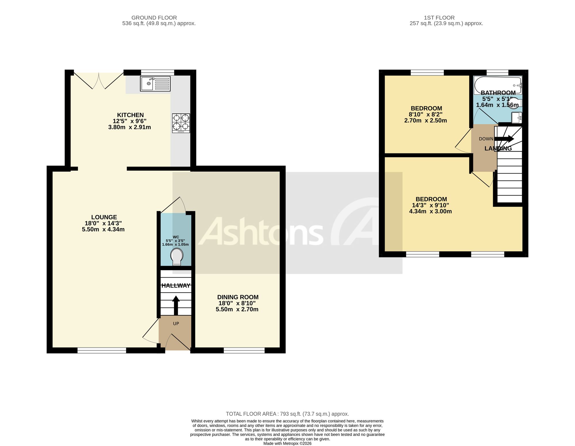 32 Gig Lane, Warrington floorplan