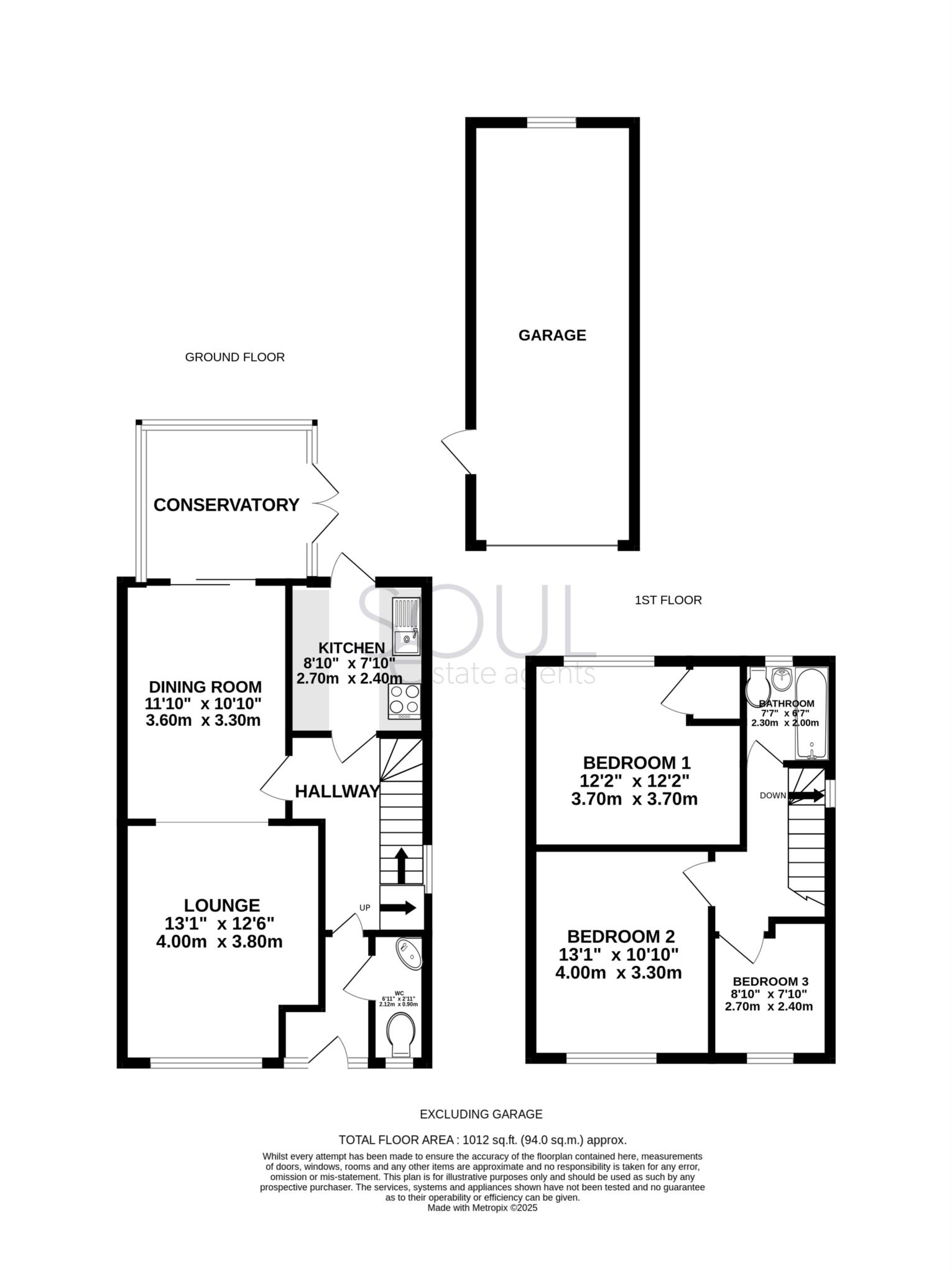 23, Peel Way, Uxbridge floorplan