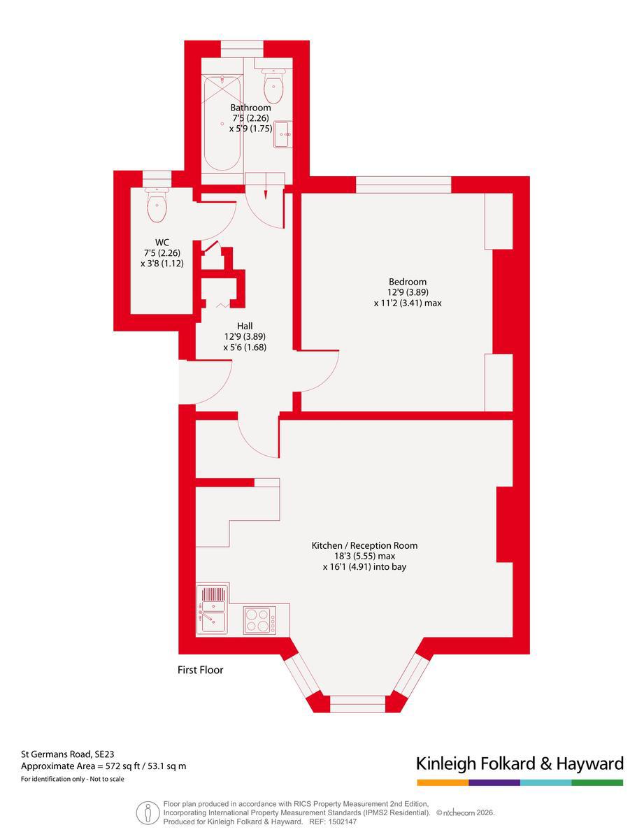 20B,, St Germans Road, London floorplan