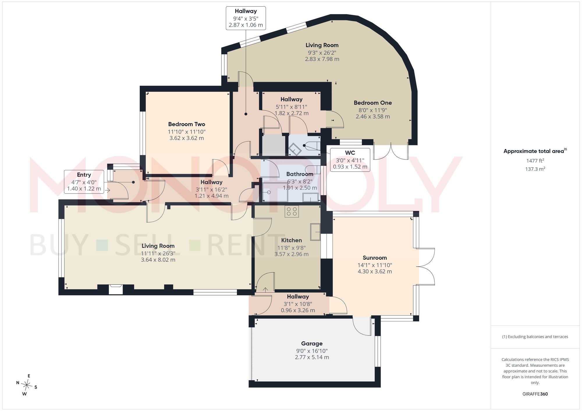 5 Ffordd Dylan, Wrexham floorplan