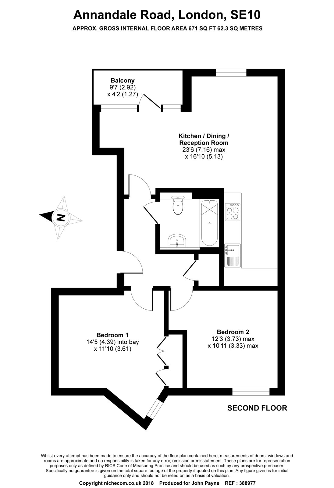 137, Annandale Road, Greenwich floorplan