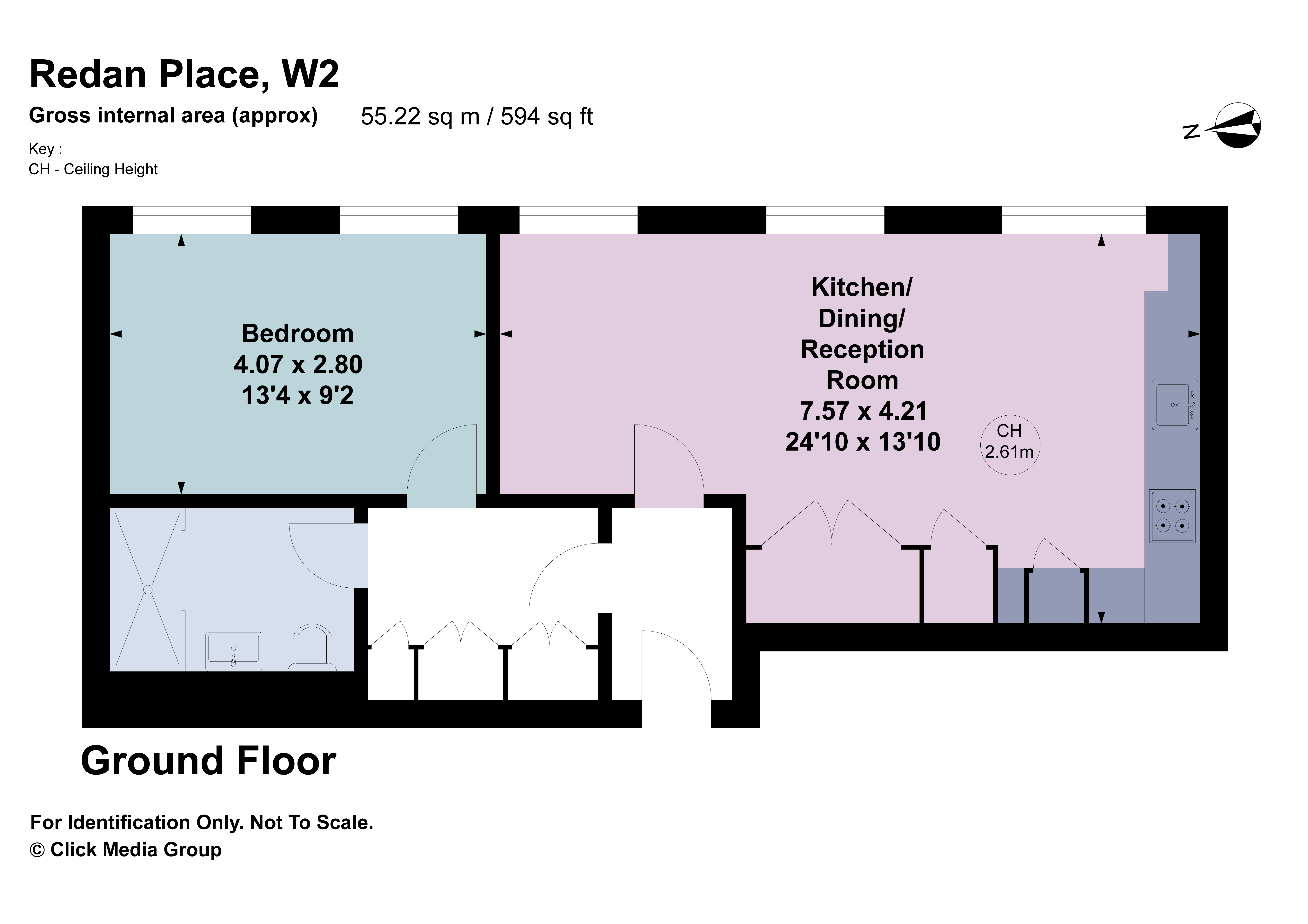 Apartment G04, 4, Redan Place, London floorplan