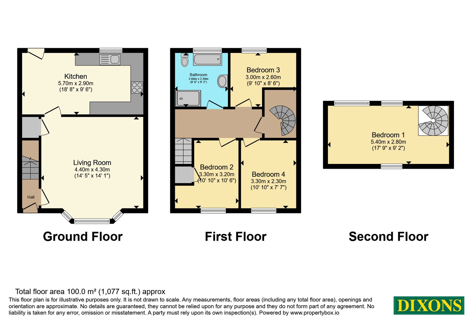 77, Bandywood Road, West Midlands floorplan