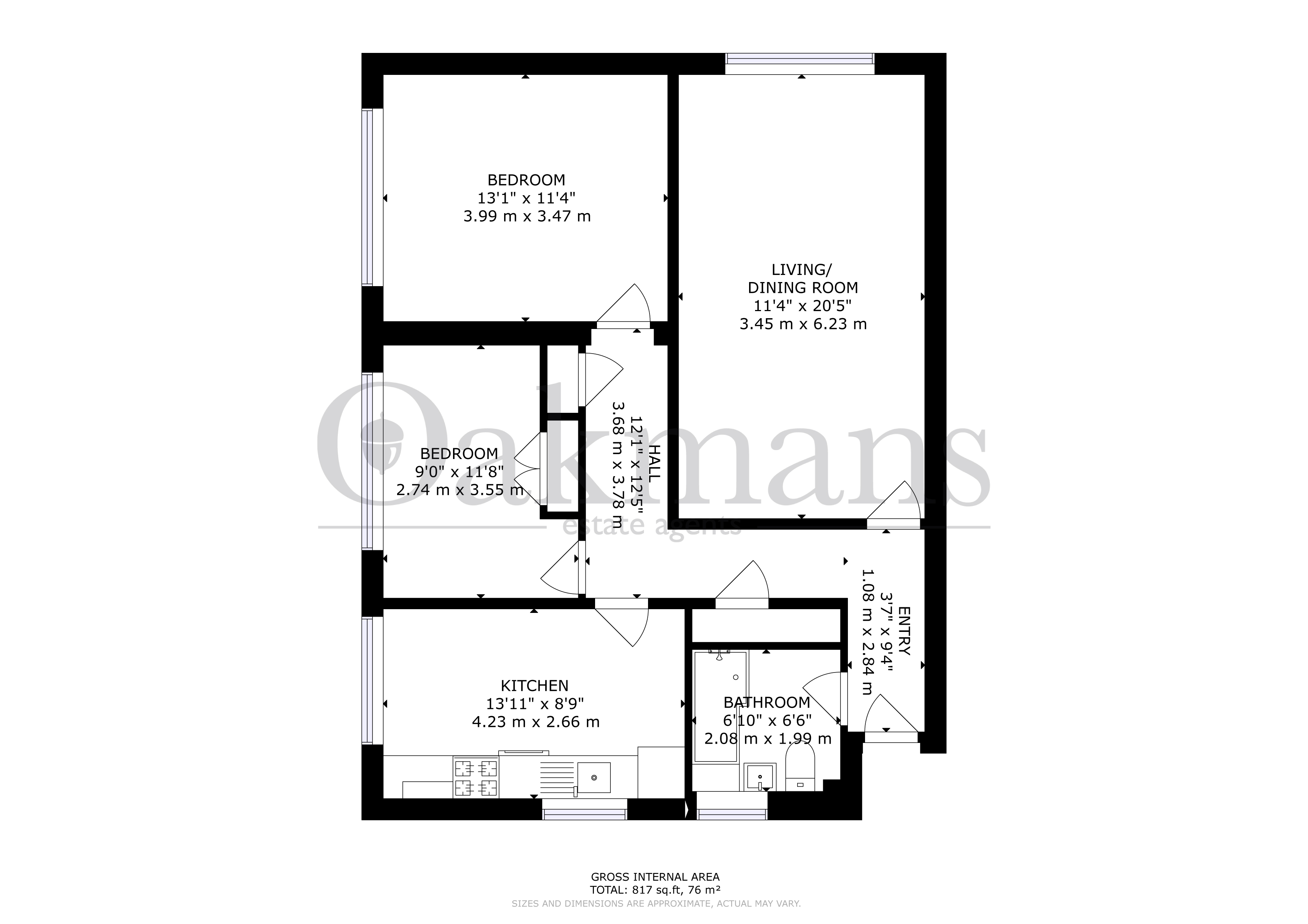 73, SAVOY CLOSE, BIRMINGHAM floorplan