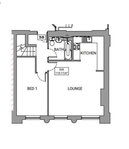 Old School Lofts, Whingate, Leeds floorplan