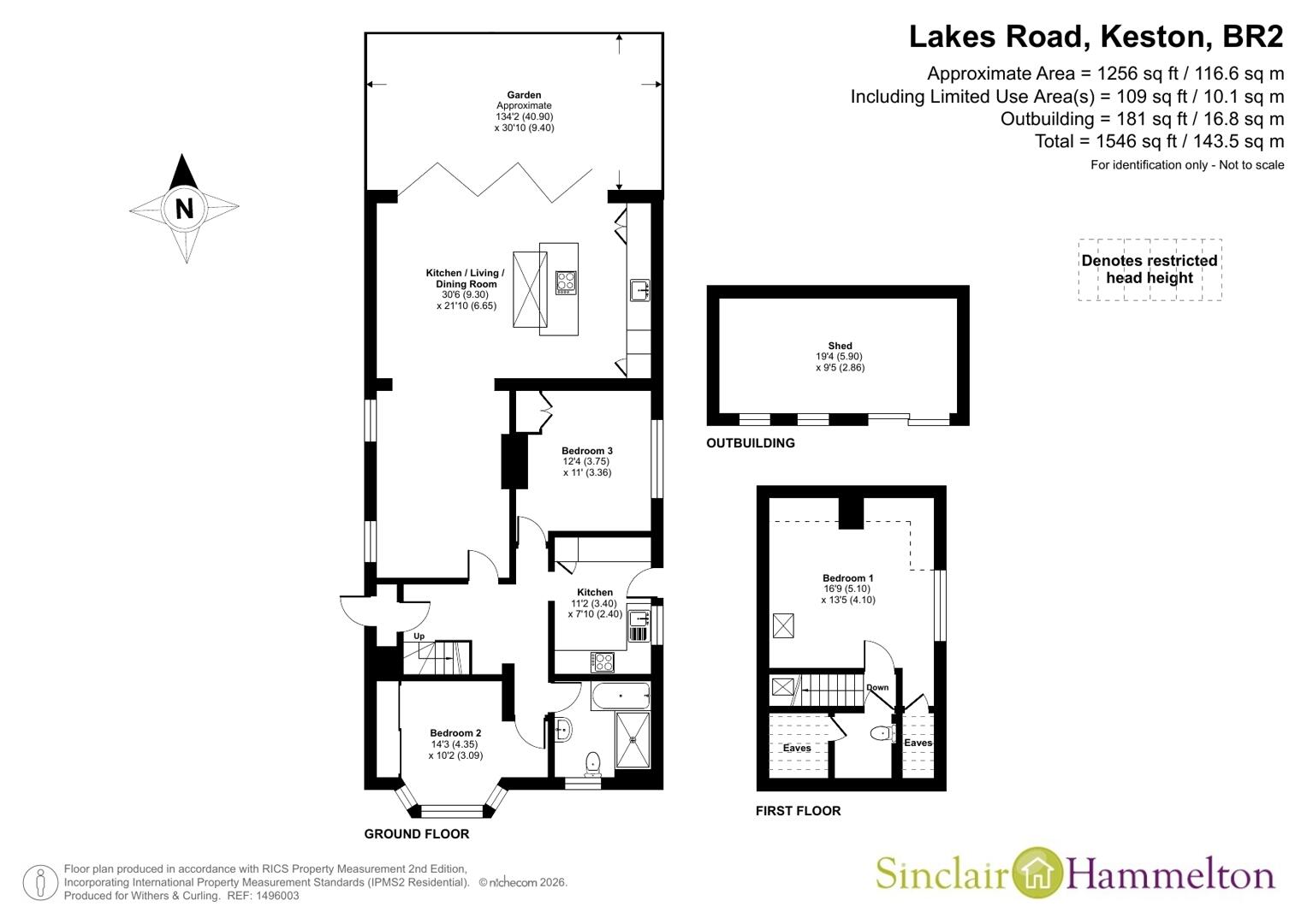45, Lakes Road, Keston floorplan