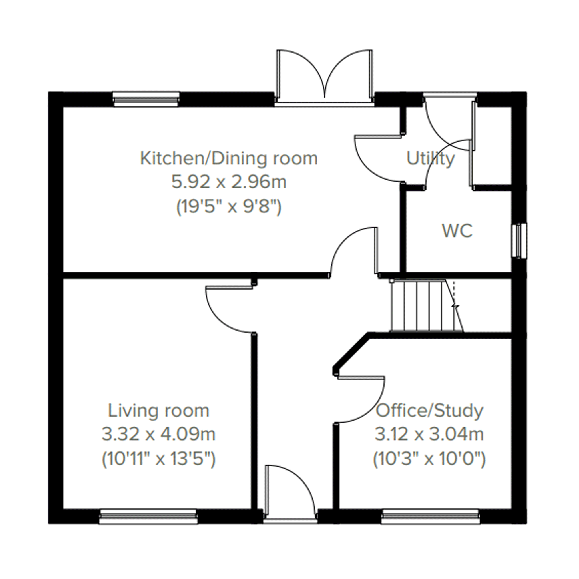 597, Bishopdale Way, Fulford floorplan