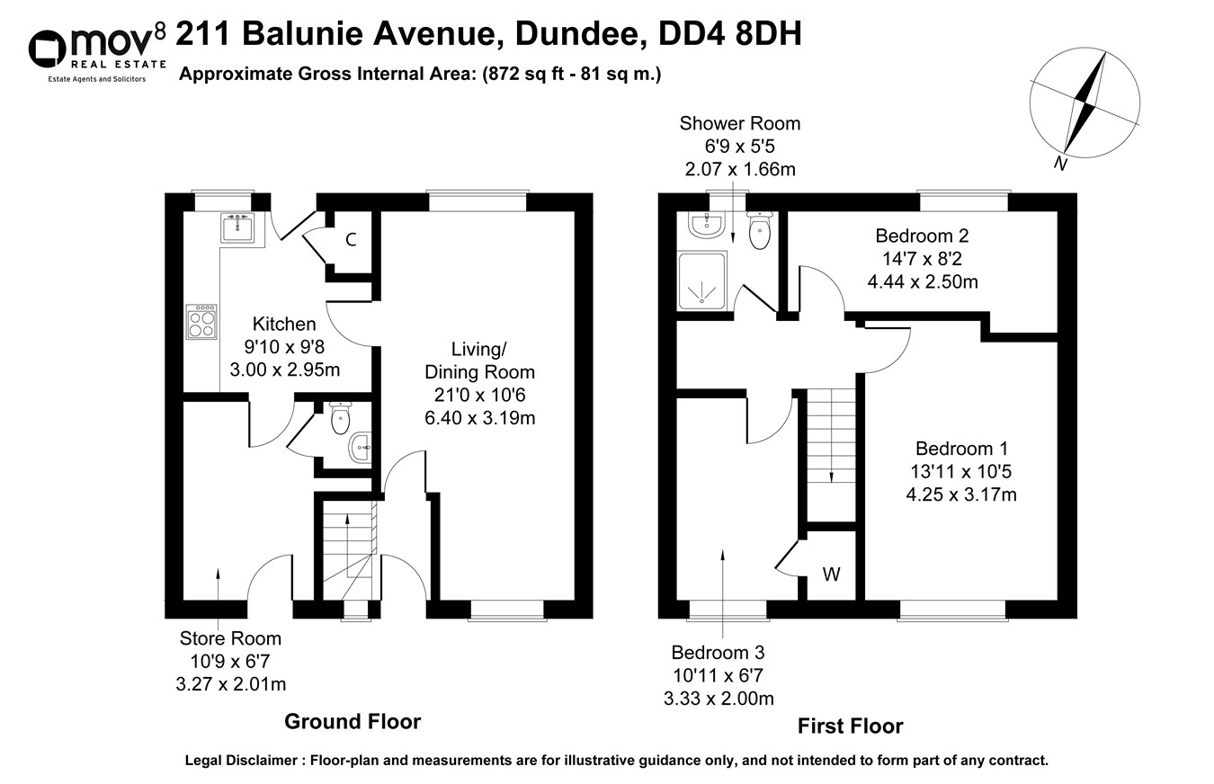 Balunie Avenue, Douglas, Dundee DD4, 3 bedroom end terrace house for sale 64125608 PrimeLocation