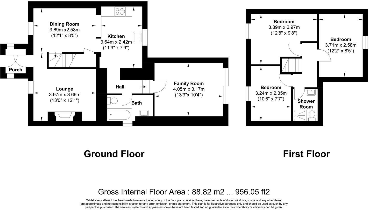3, Fore Street, Helston floorplan