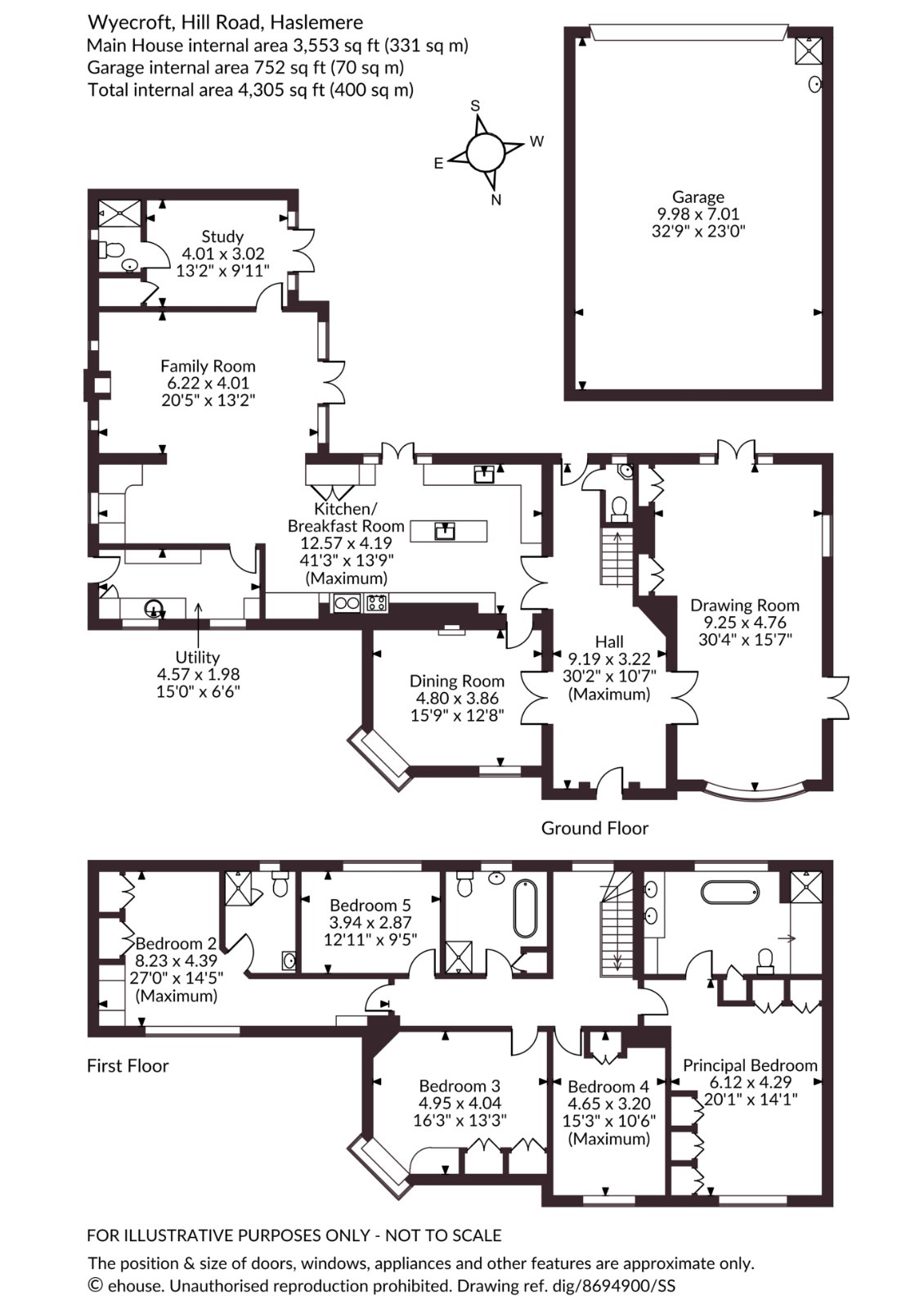 Wyecroft, 3, Hill Road, Surrey floorplan