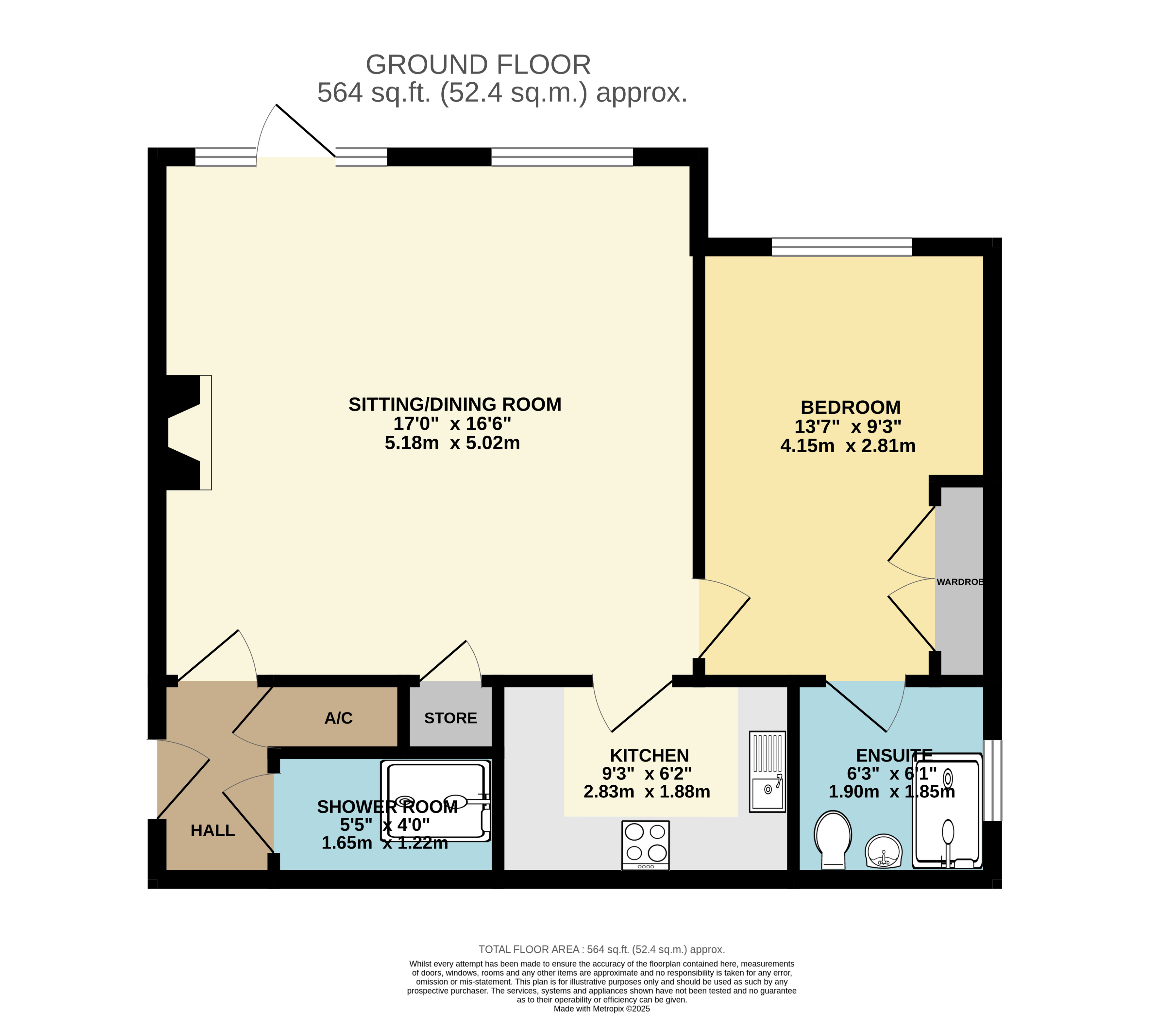 Flat 2 Village Gate, Southampton Hill, Fareham floorplan