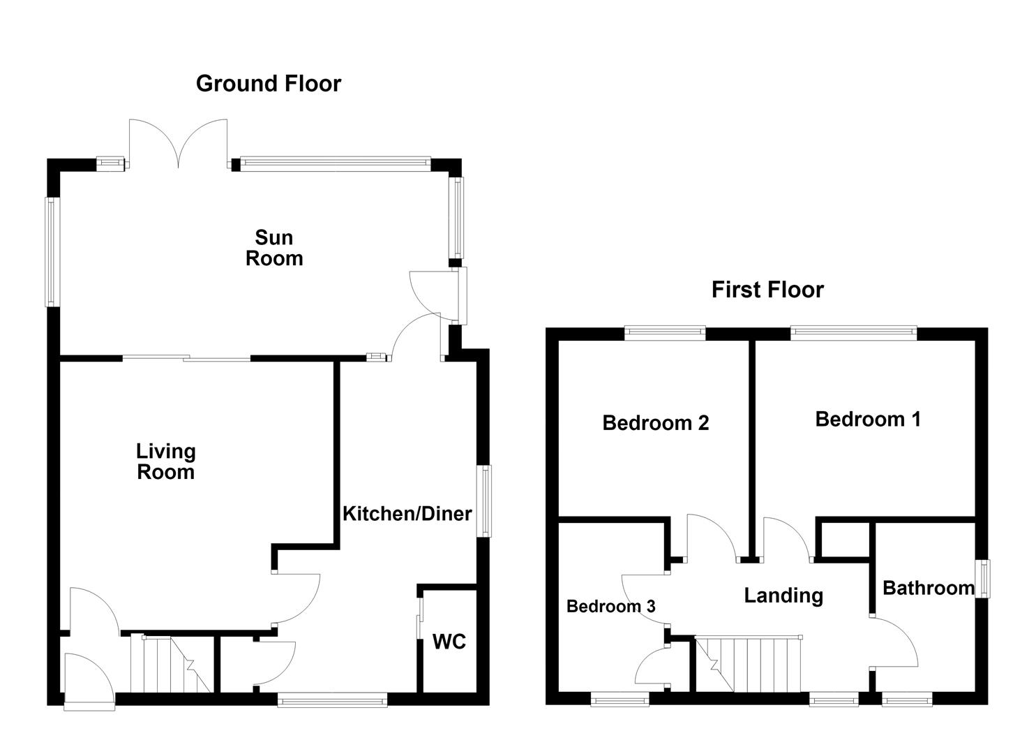 195, Wharncliffe Road, Wakefield floorplan