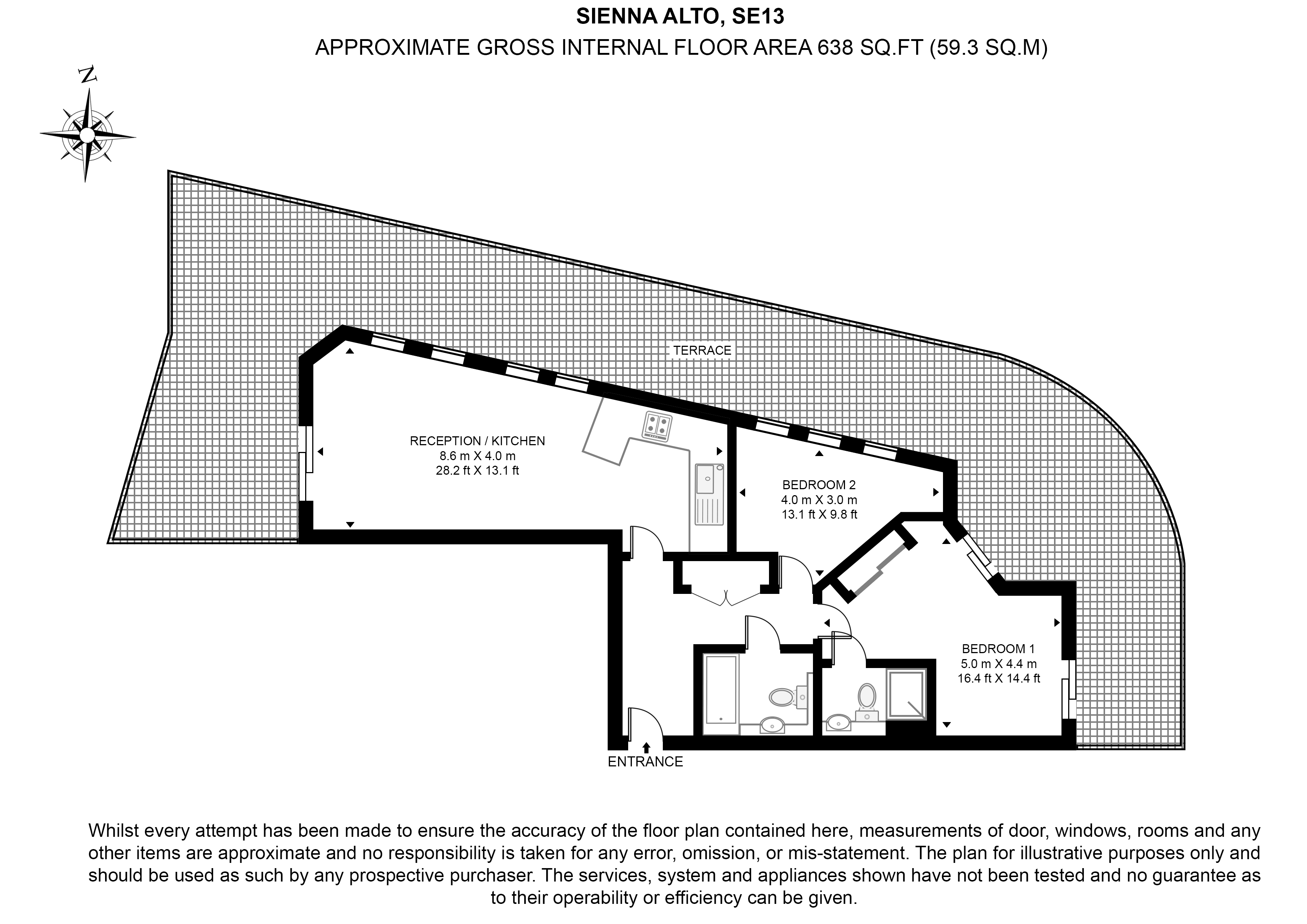 Flat 195,, Sienna Alto, The Renaissance floorplan