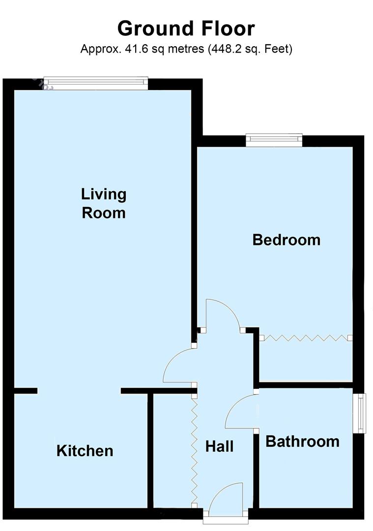 Flat 8, Woodlands, The Spinney, Leeds floorplan