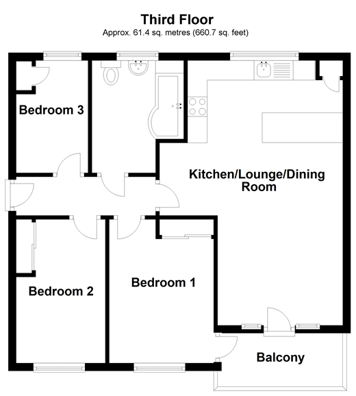 3 Bedrooms Flat for sale in Lower Southend Road, Wickford, Essex SS11