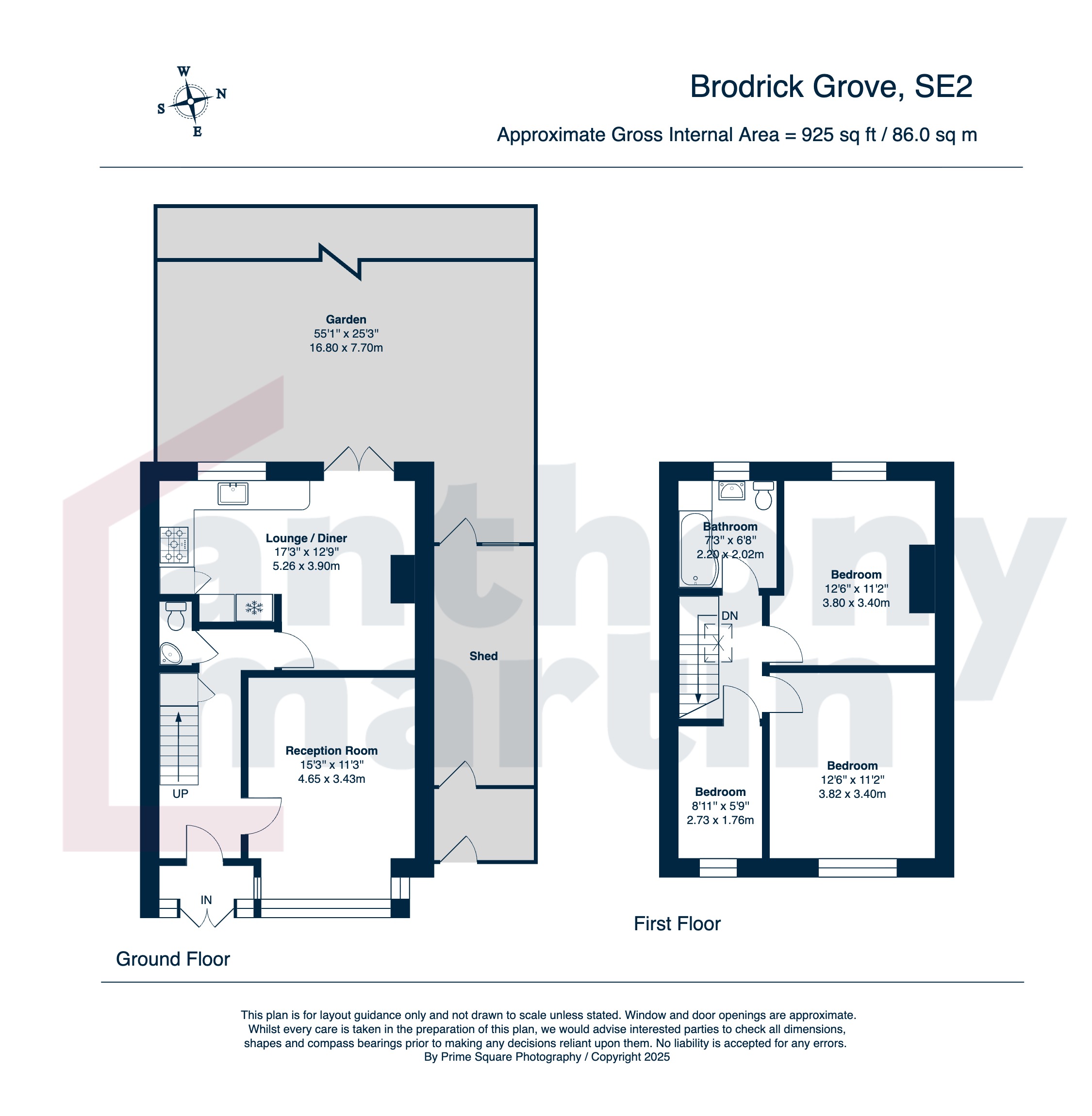 38, Brodrick Grove, London floorplan