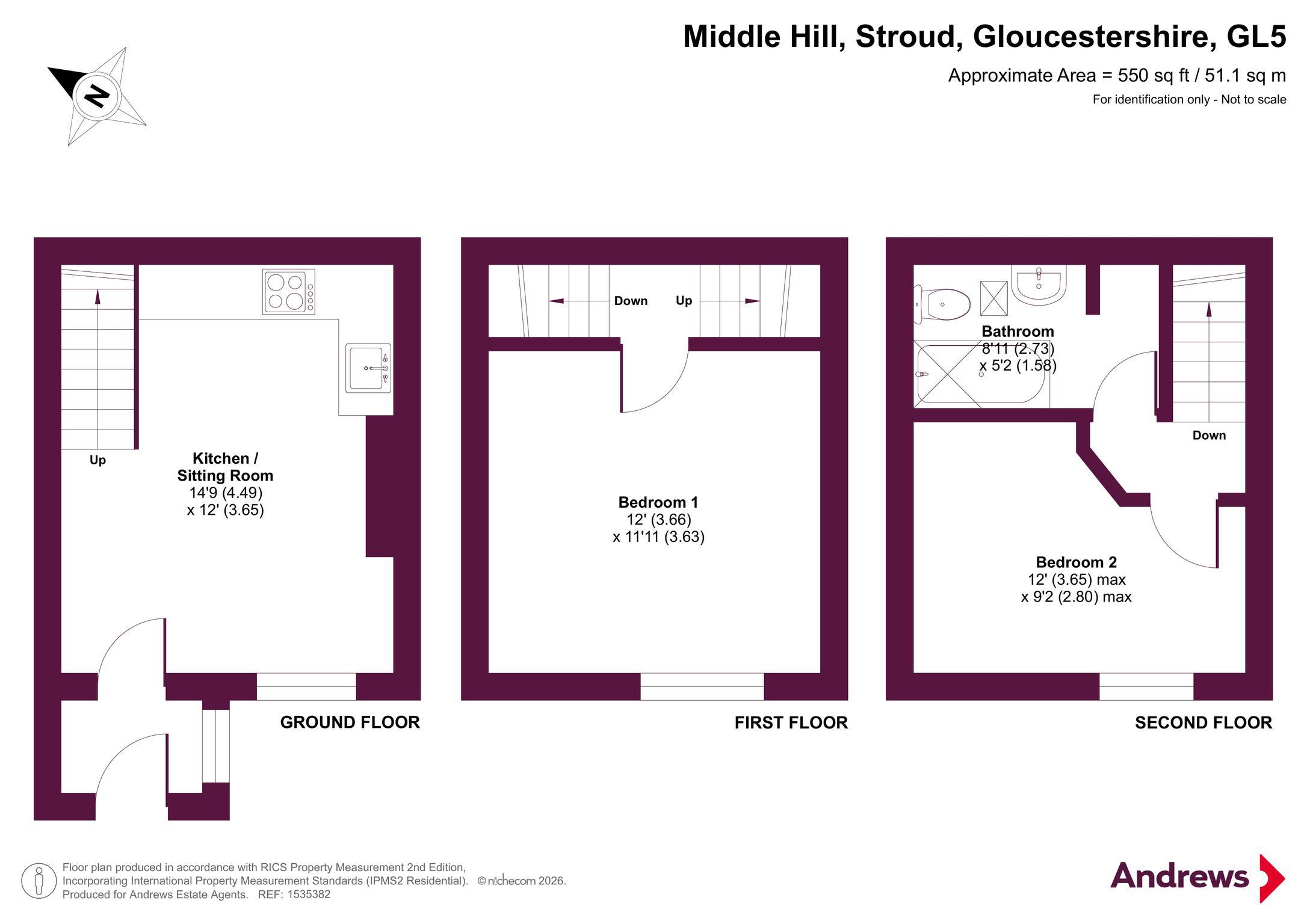 Middle Hill, Gloucestershire floorplan