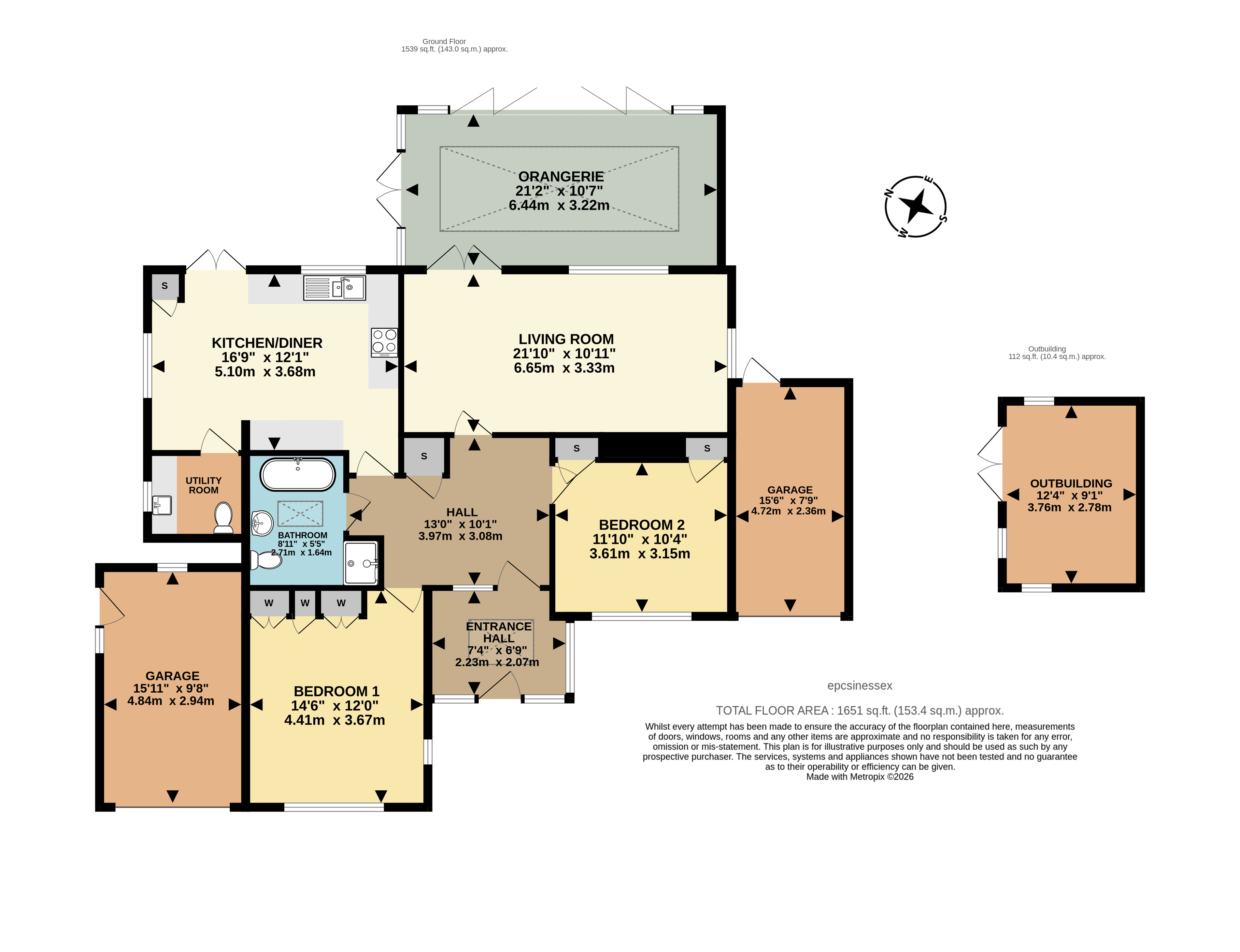 Elmsfield,, Great Berry Farm Chase, Basildon floorplan
