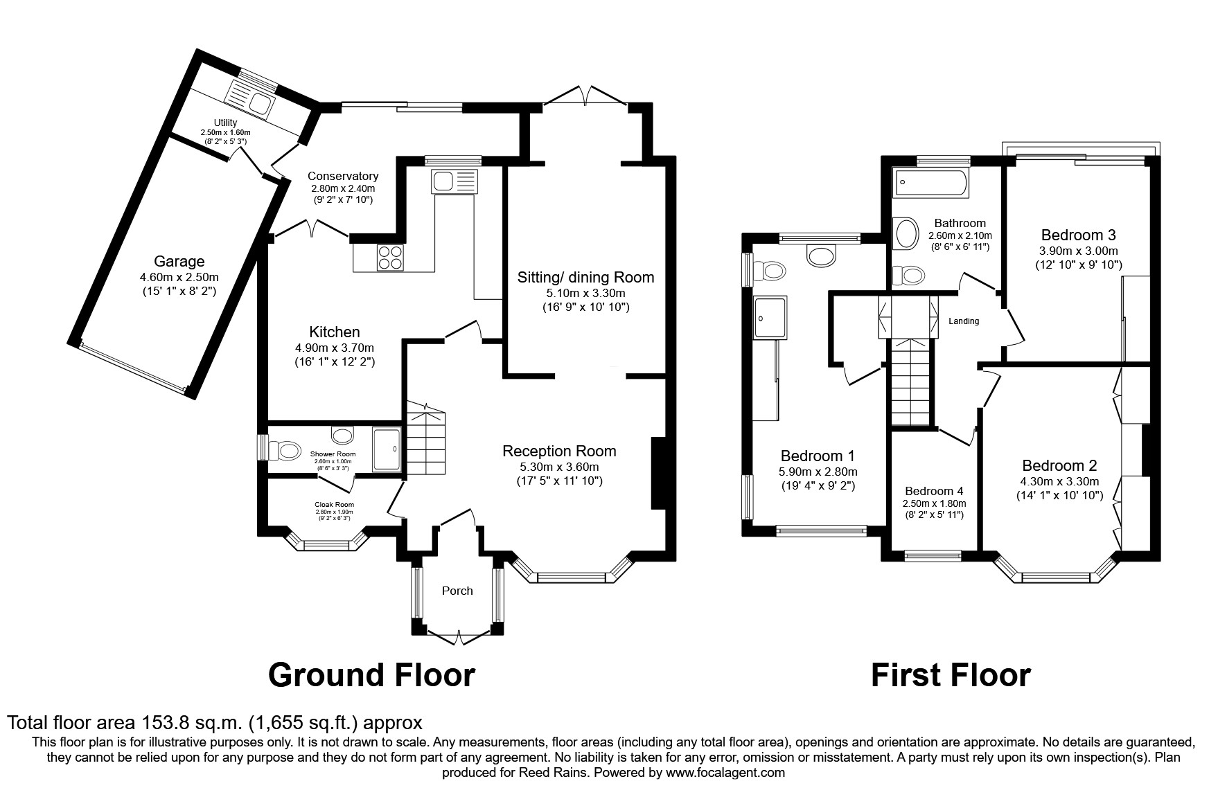 22, Westward Road, Cheshire floorplan