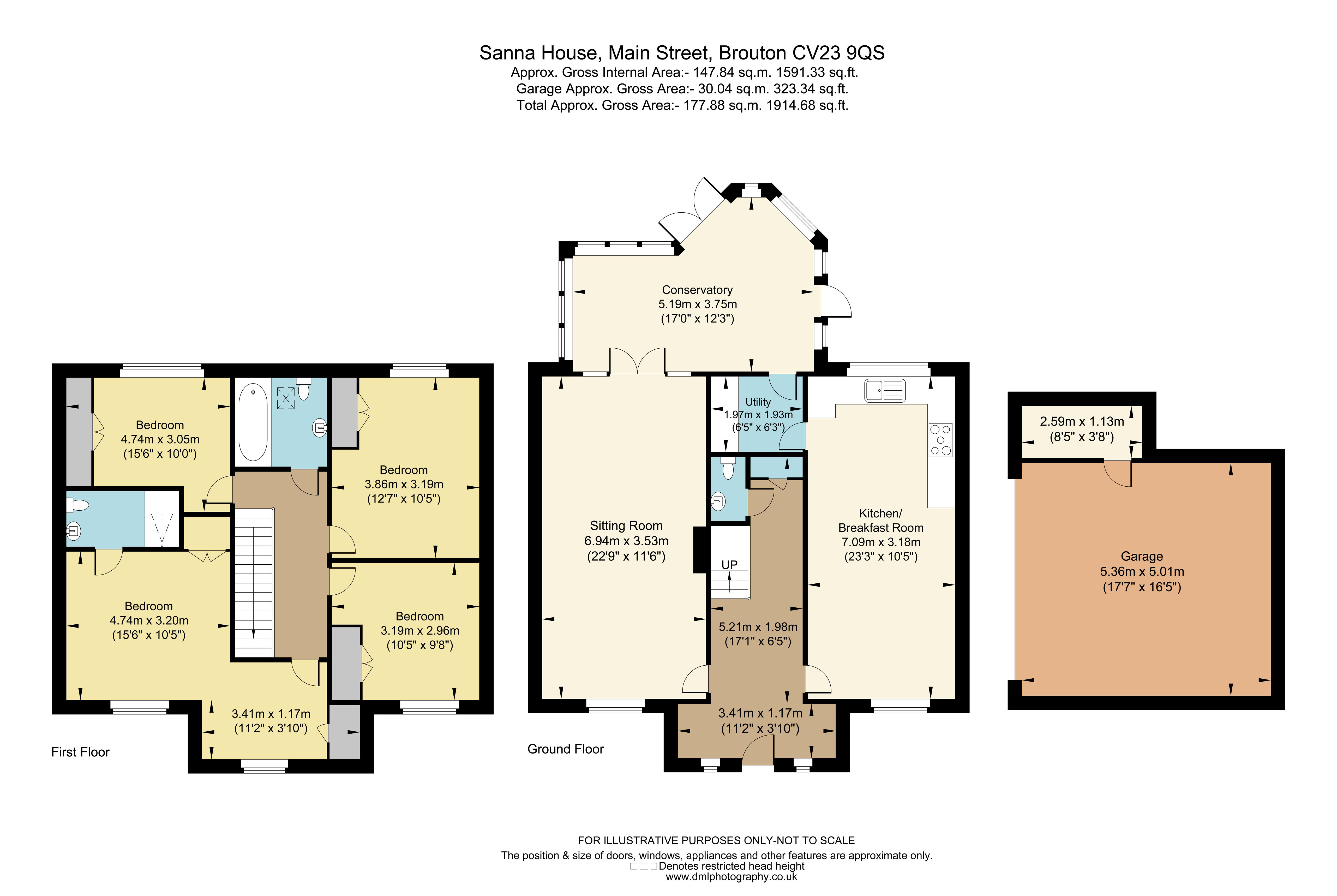 4 Bedrooms Link-detached house for sale in Main Street, Bourton, Rugby CV23