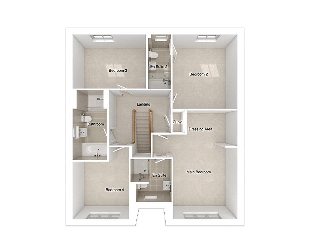 6, Dow View Drive, Preston floorplan