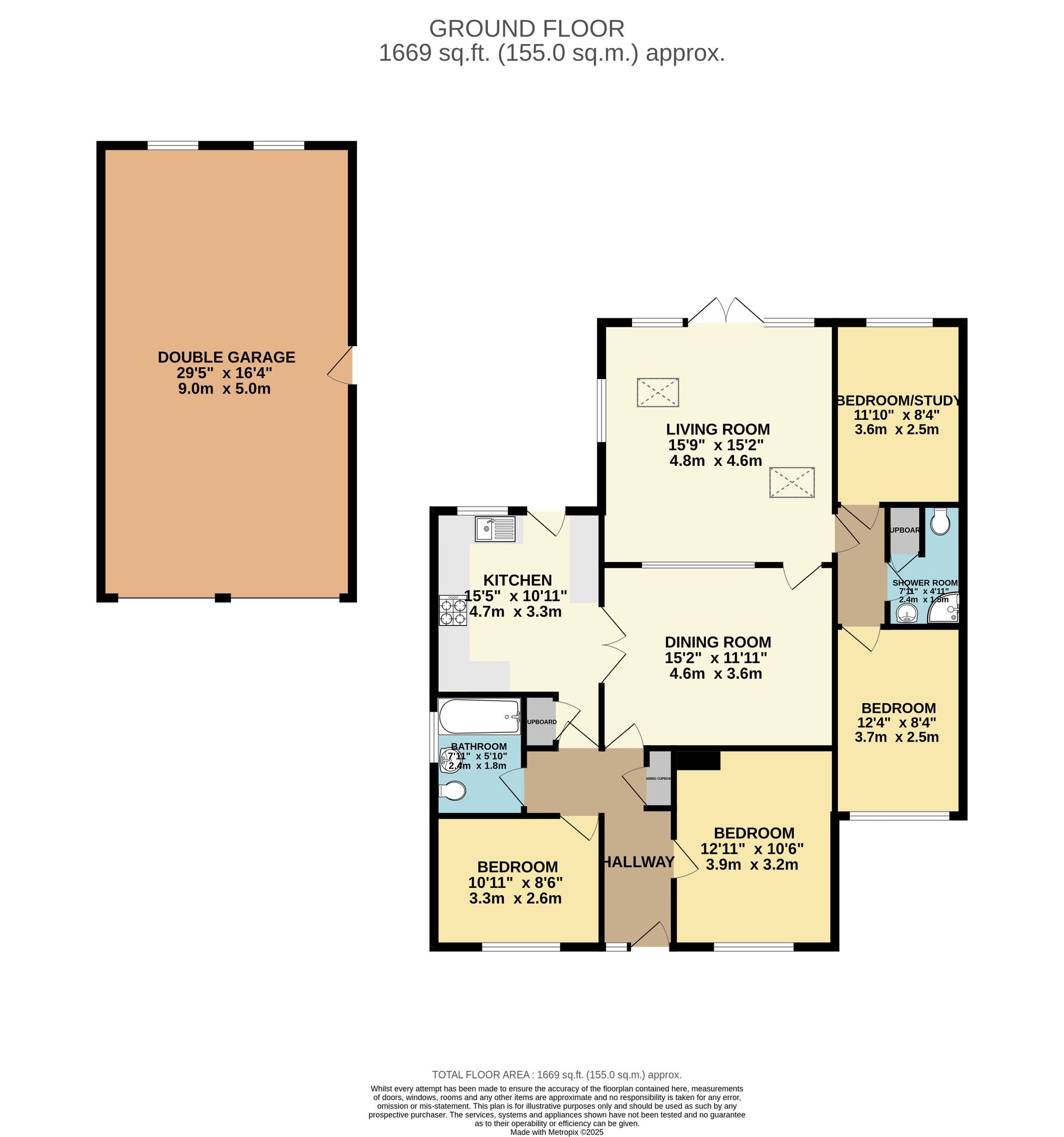 6, The Grove, Henlade - NO onward chain! floorplan