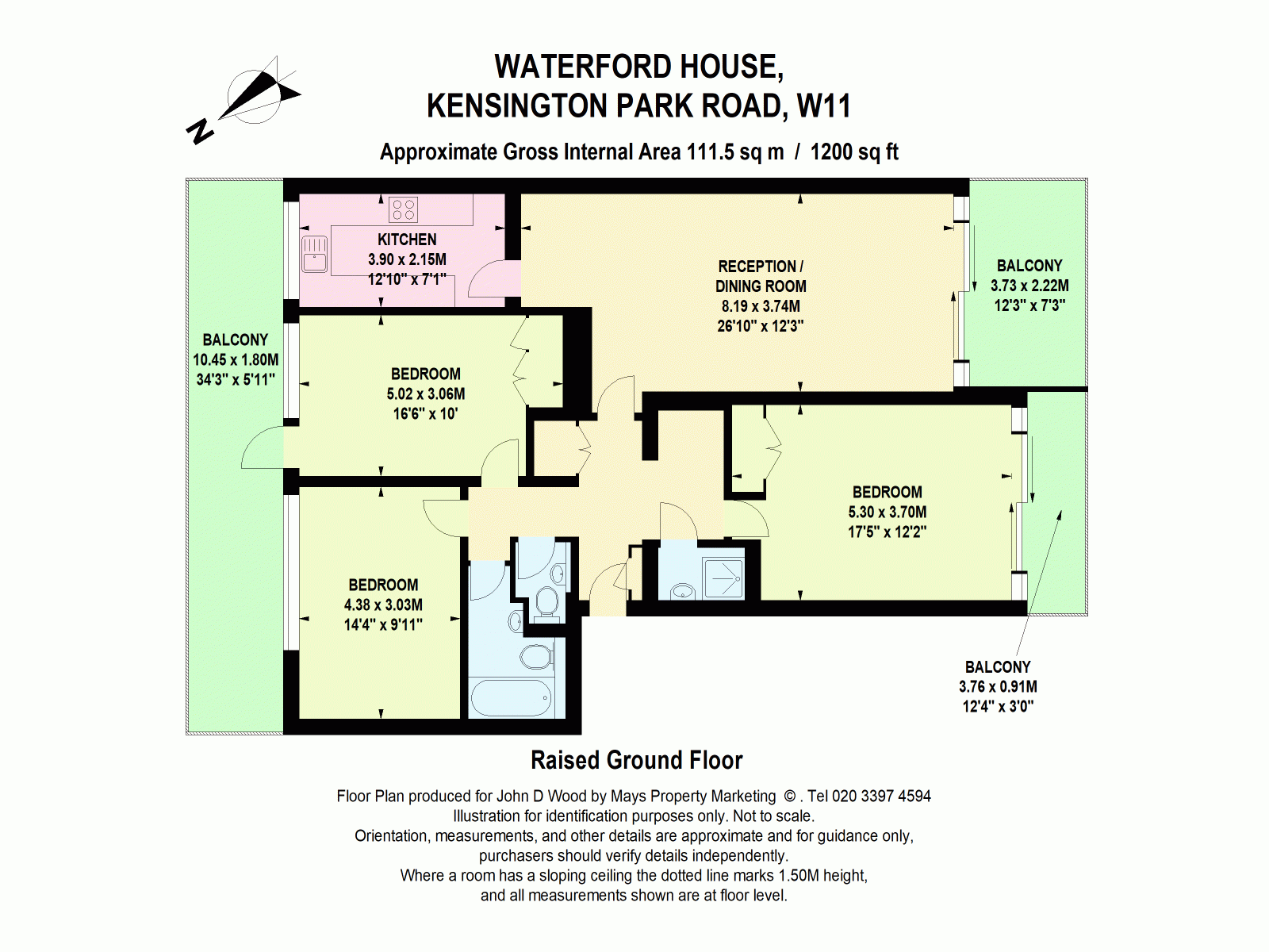 Kensington Park Road, London floorplan